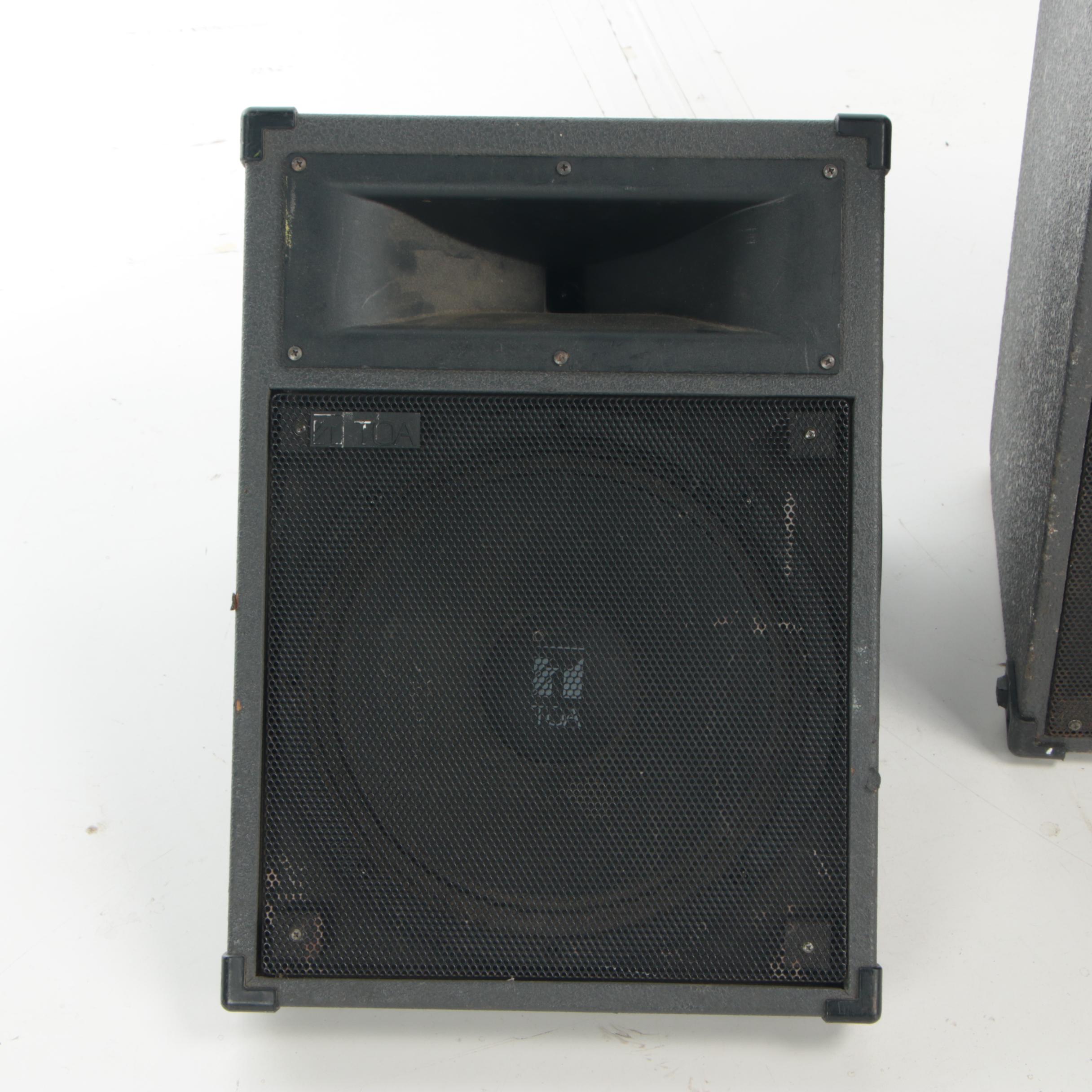 TOA Monitor Speaker SL120M and Sound Reinforcement Speaker SL15 EBTH