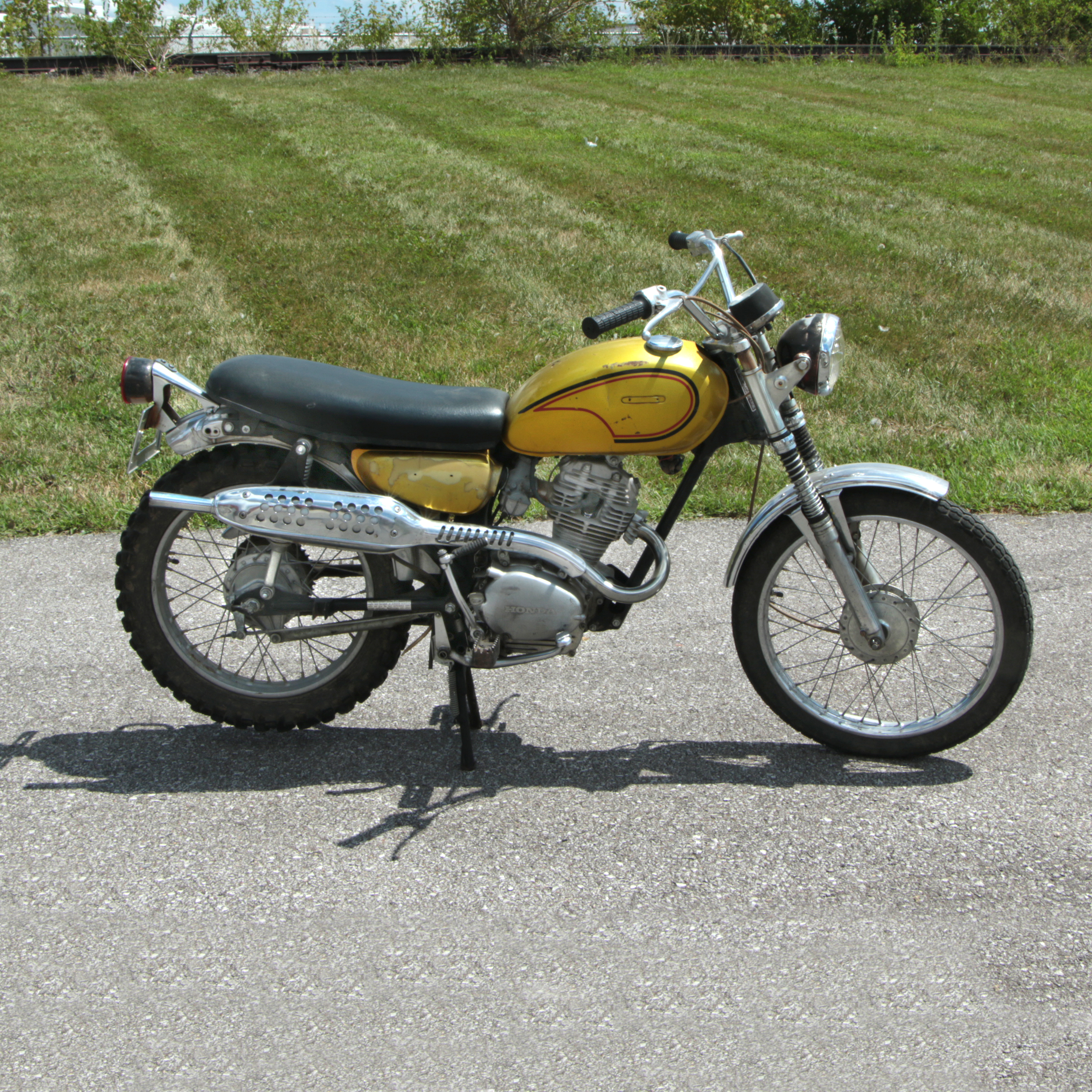 1972 Honda CL100 Scrambler Motorcycle EBTH