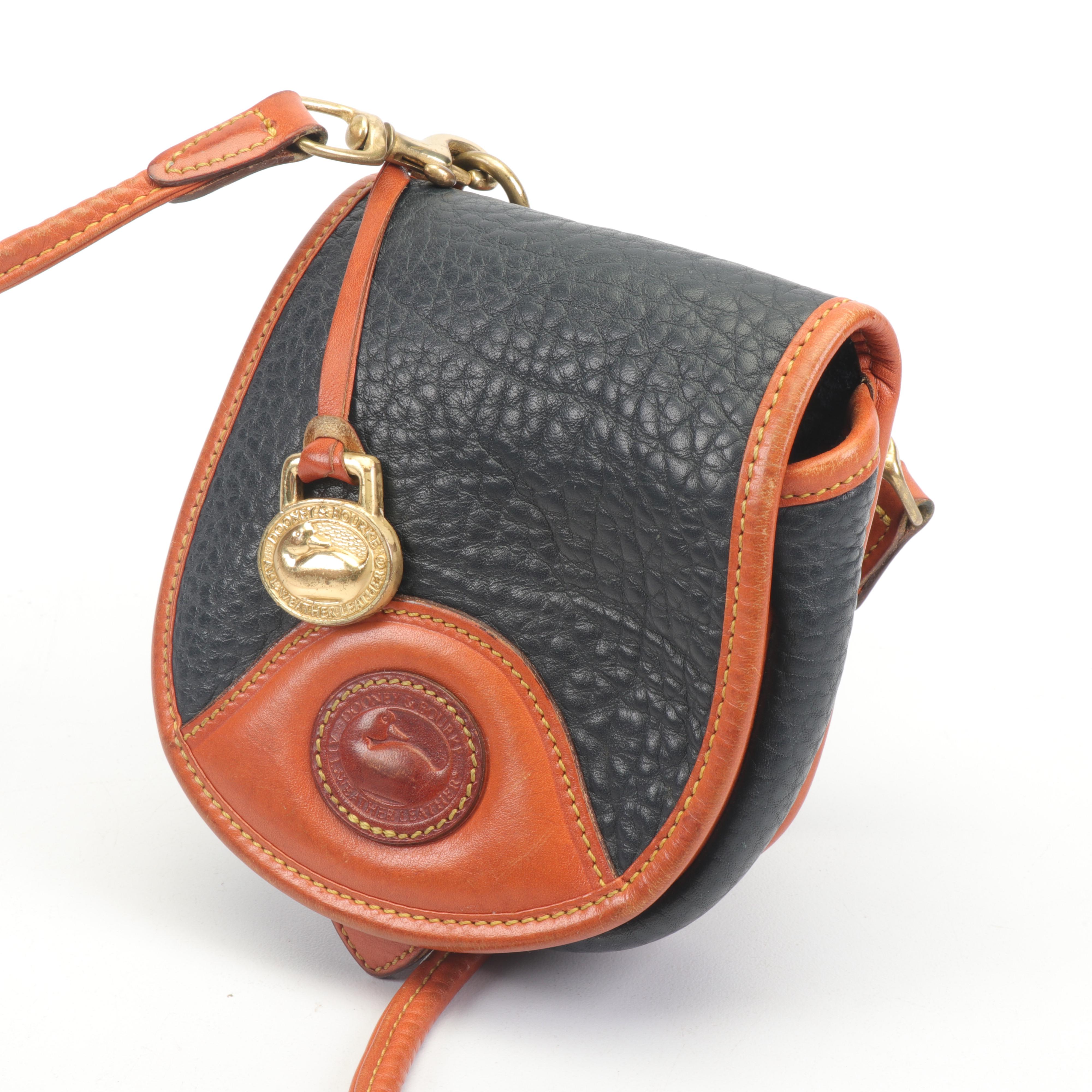 Dooney & Bourke Small Leather Convertible Saddle Crossbody and Belt Bag