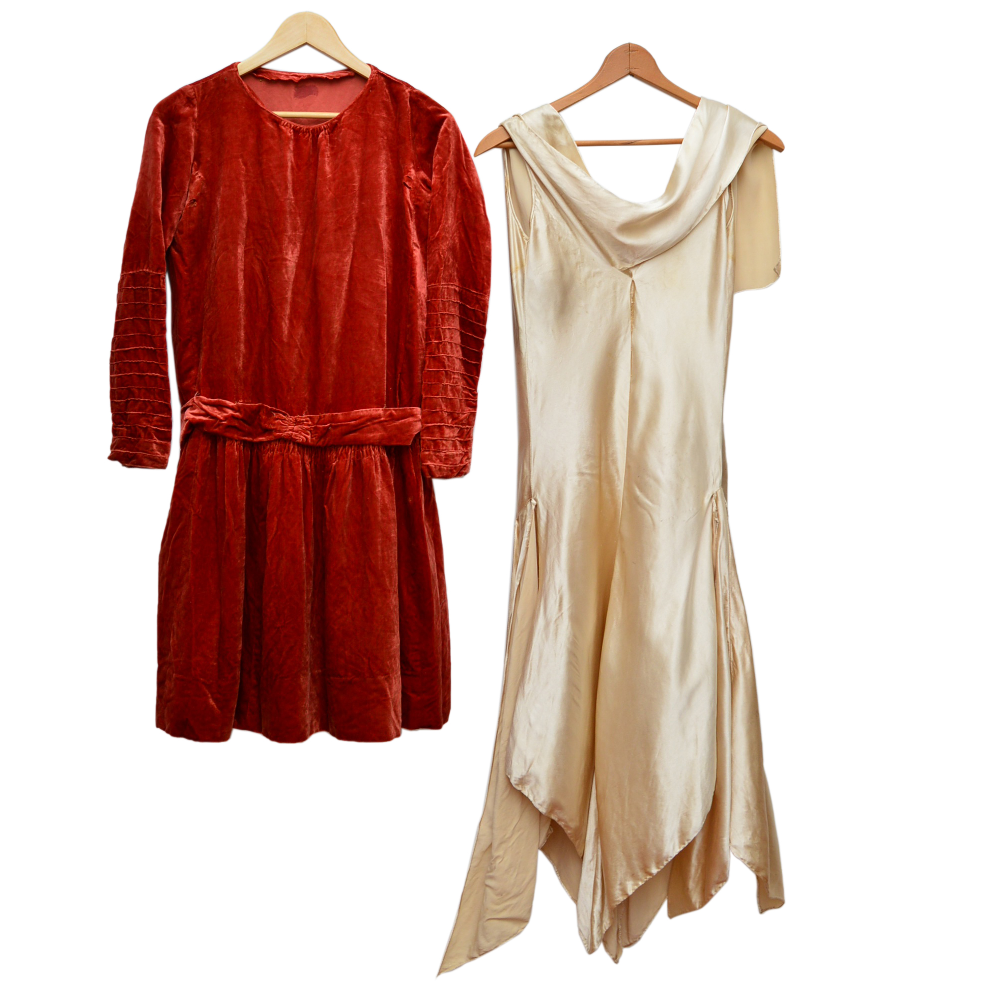 1920s velvet dress