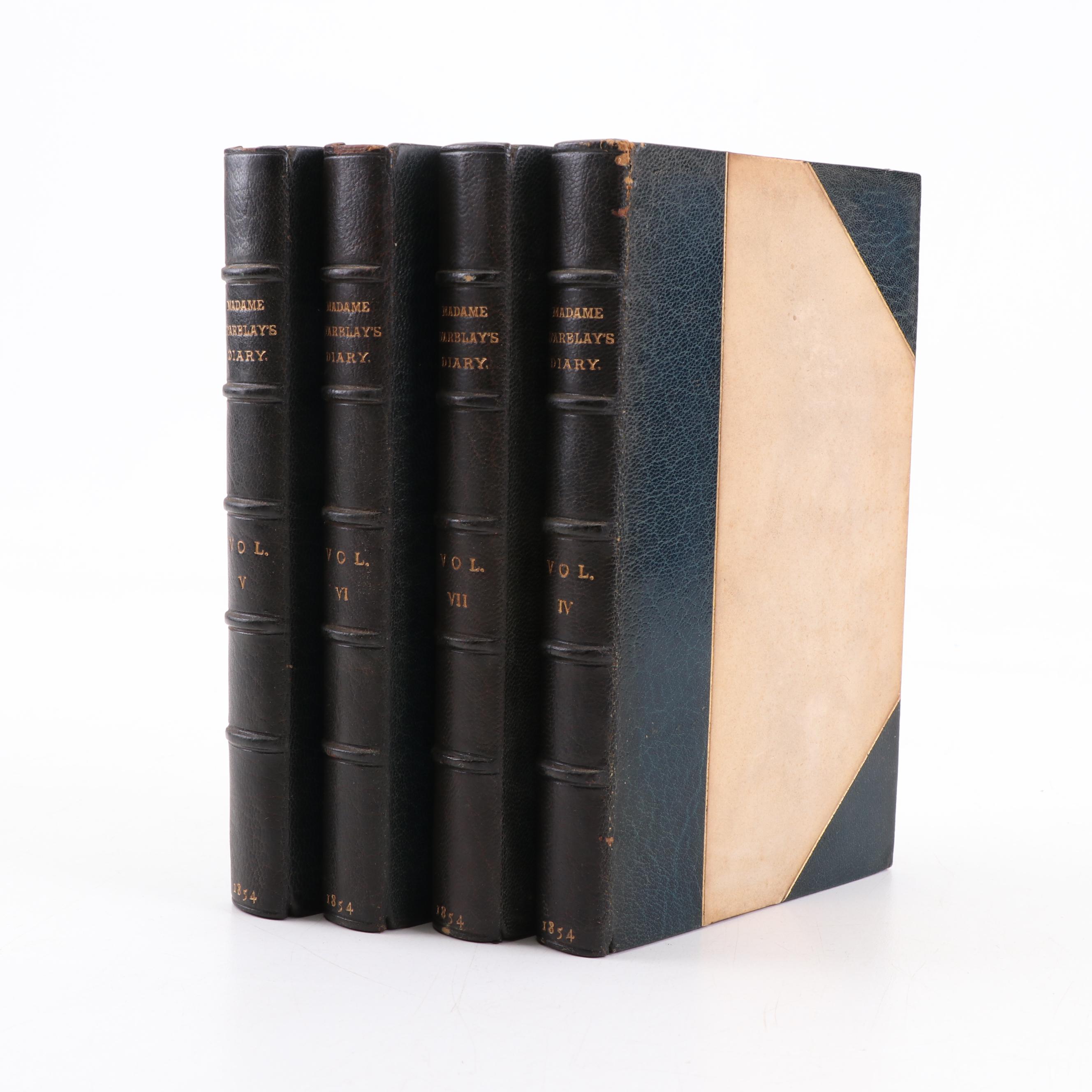1854 Diary And Letters Of Madame Darblay Volumes Iv Vii - 