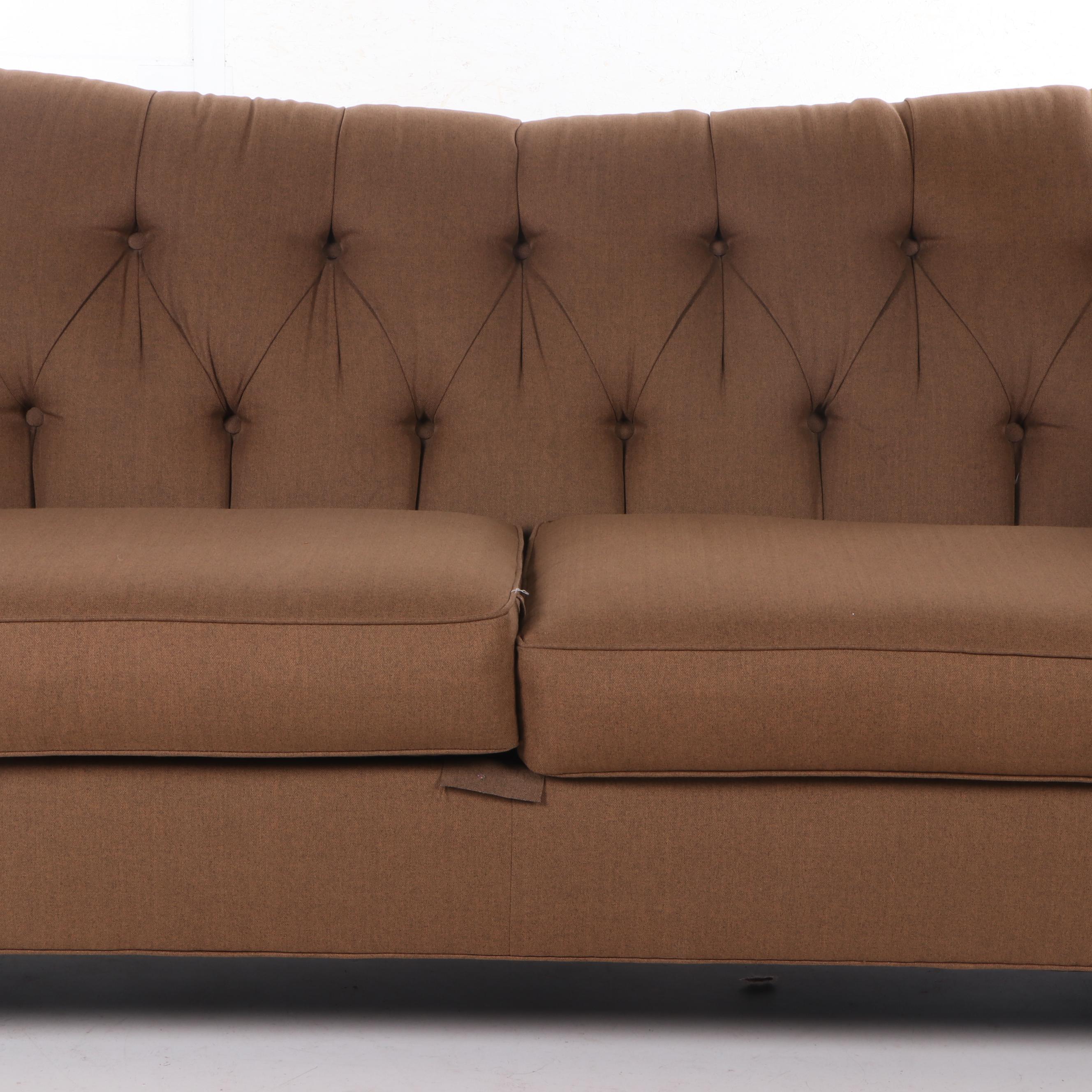 Contemporary Ethan Allen Maiden Upholstered Sofa EBTH