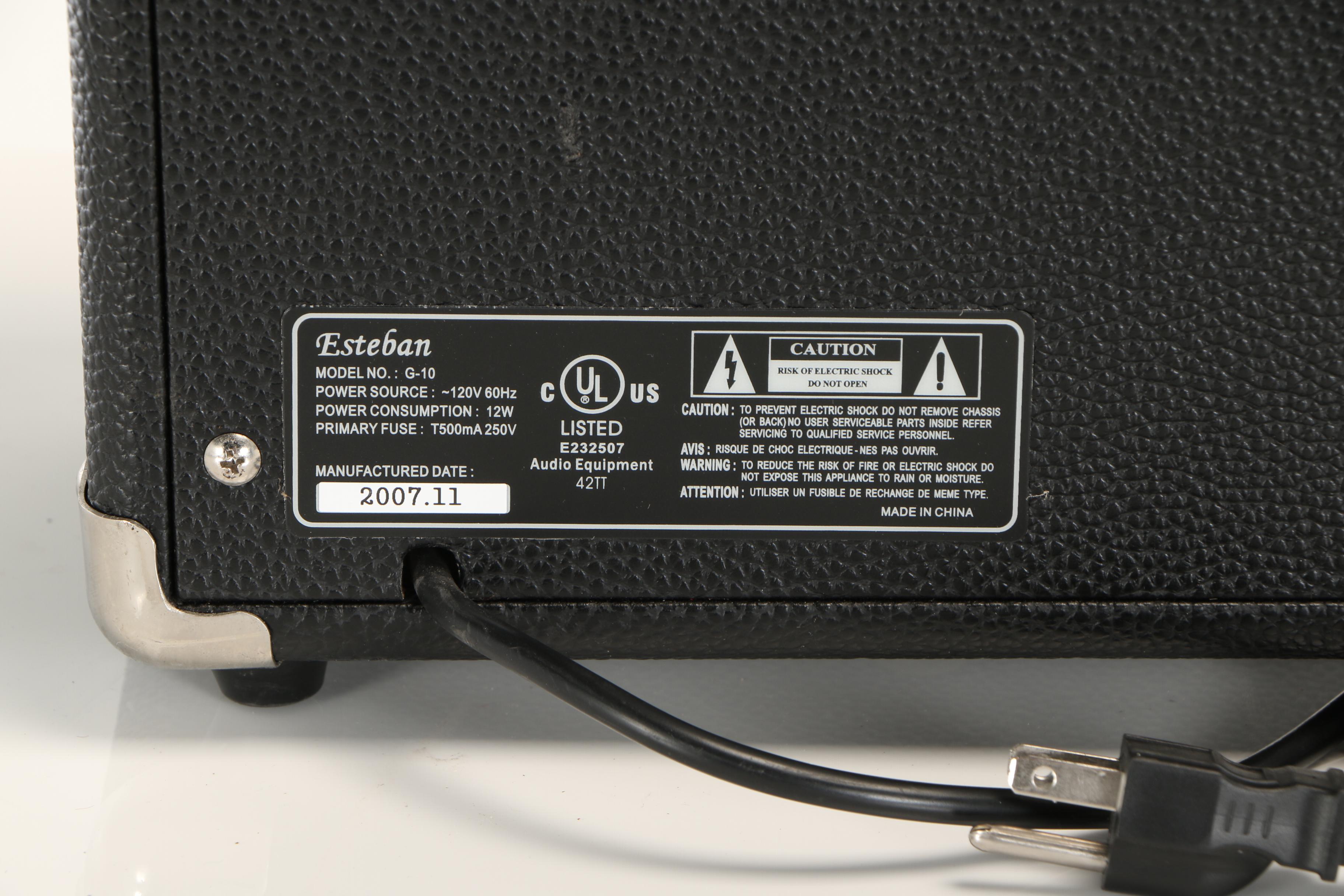 Esteban G10 Guitar Amplifier EBTH