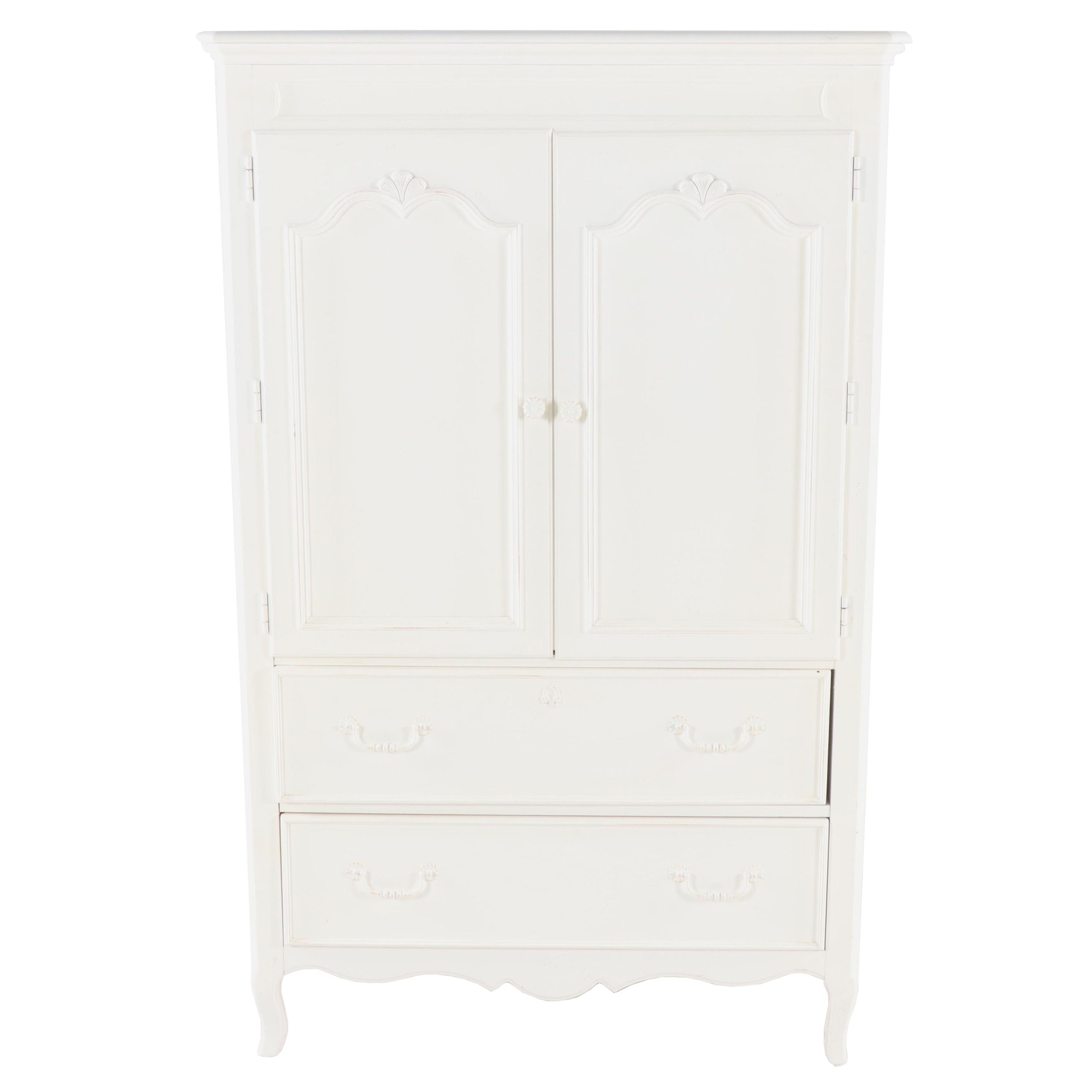 Contemporary Stanley Furniture Young America White Painted Wood Chest