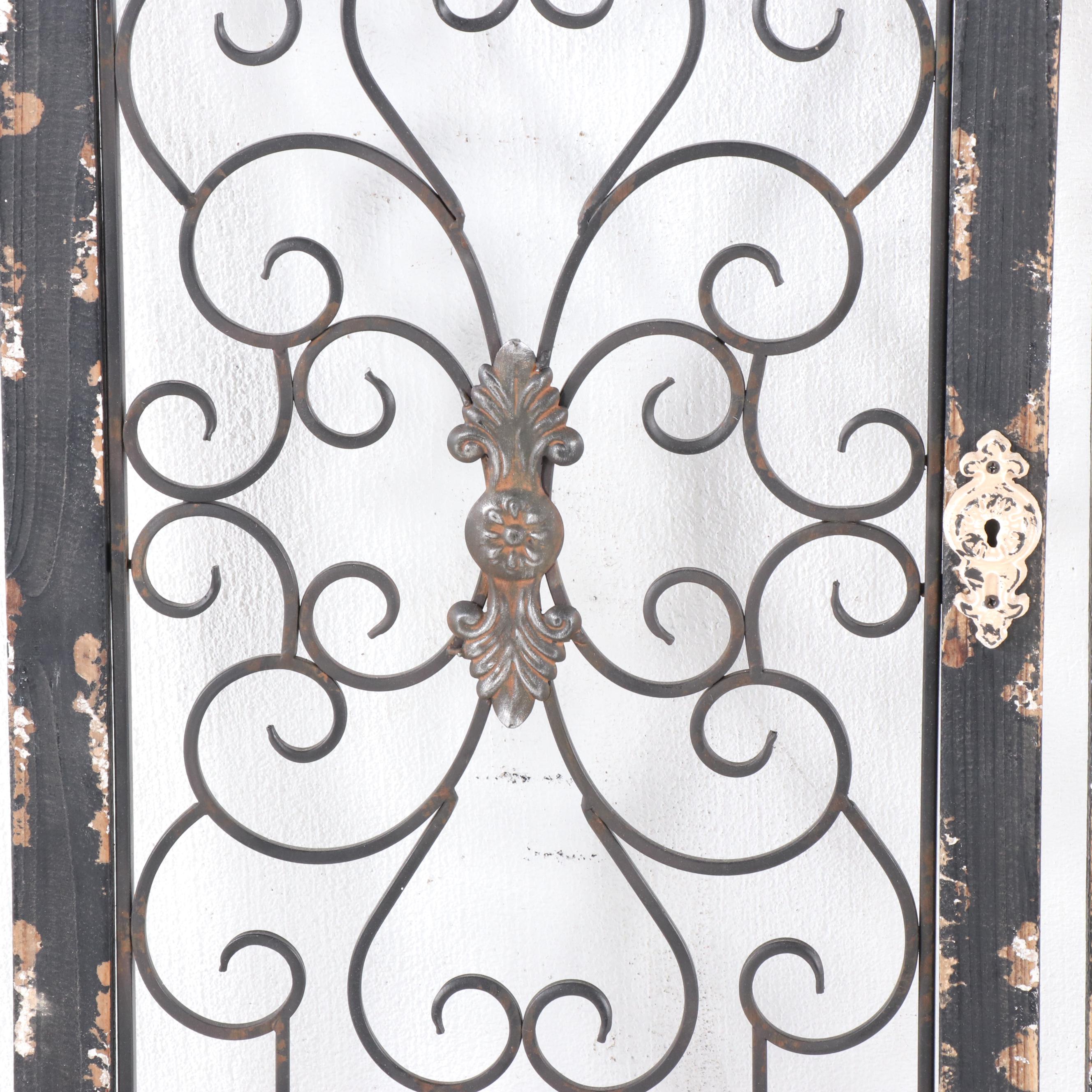 Decorative Wrought Iron Wall Hangings, Contemporary EBTH