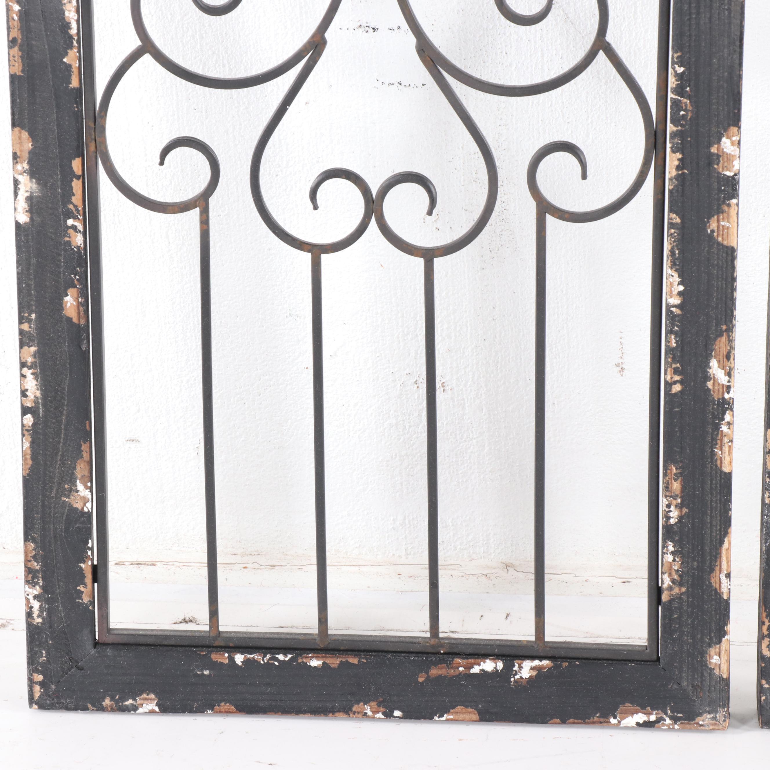 Decorative Wrought Iron Wall Hangings, Contemporary EBTH