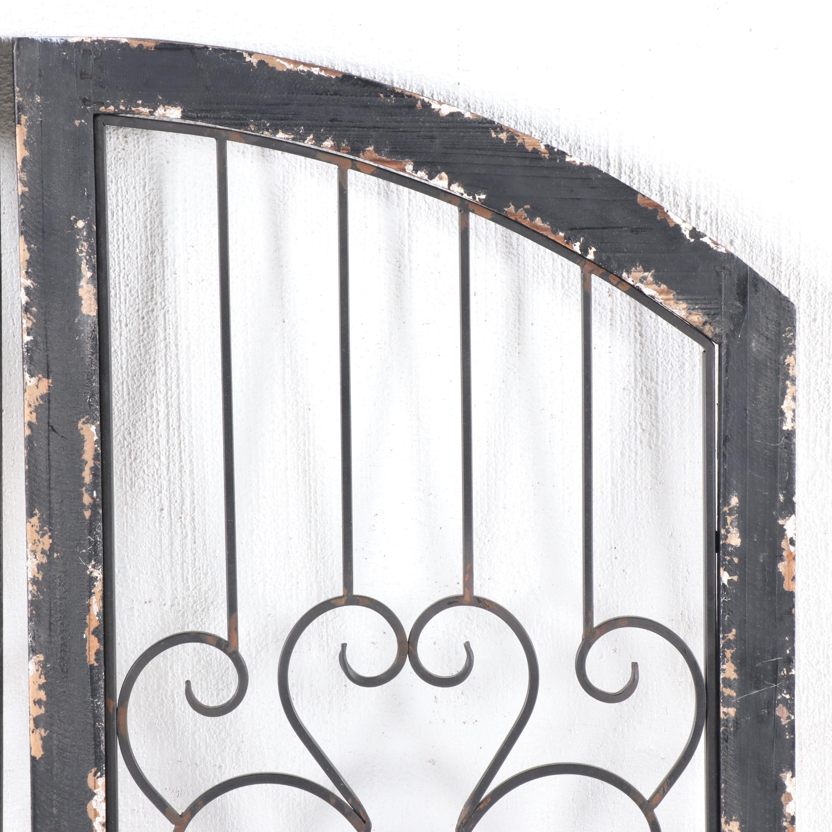 Decorative Wrought Iron Wall Hangings, Contemporary EBTH