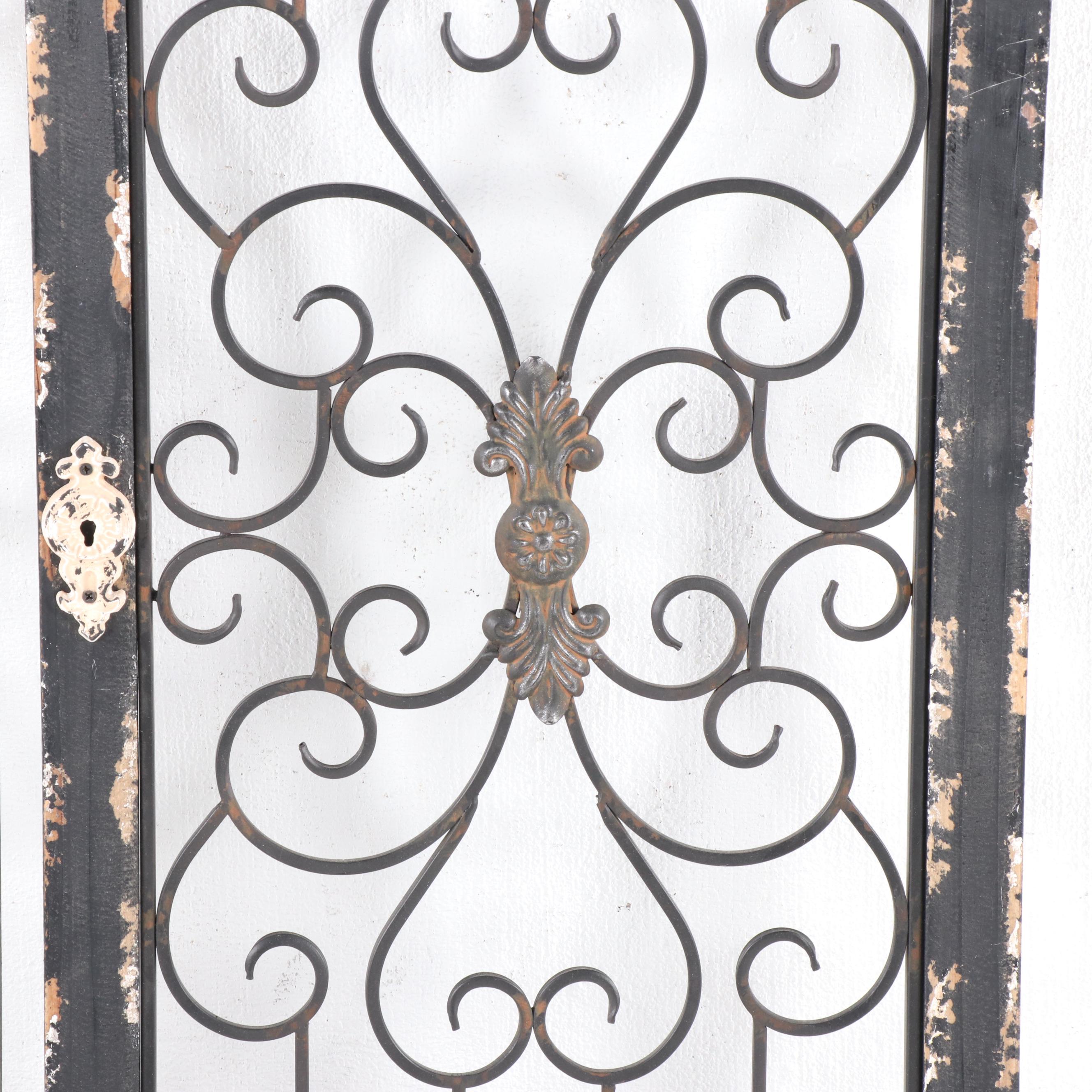 Decorative Wrought Iron Wall Hangings, Contemporary EBTH