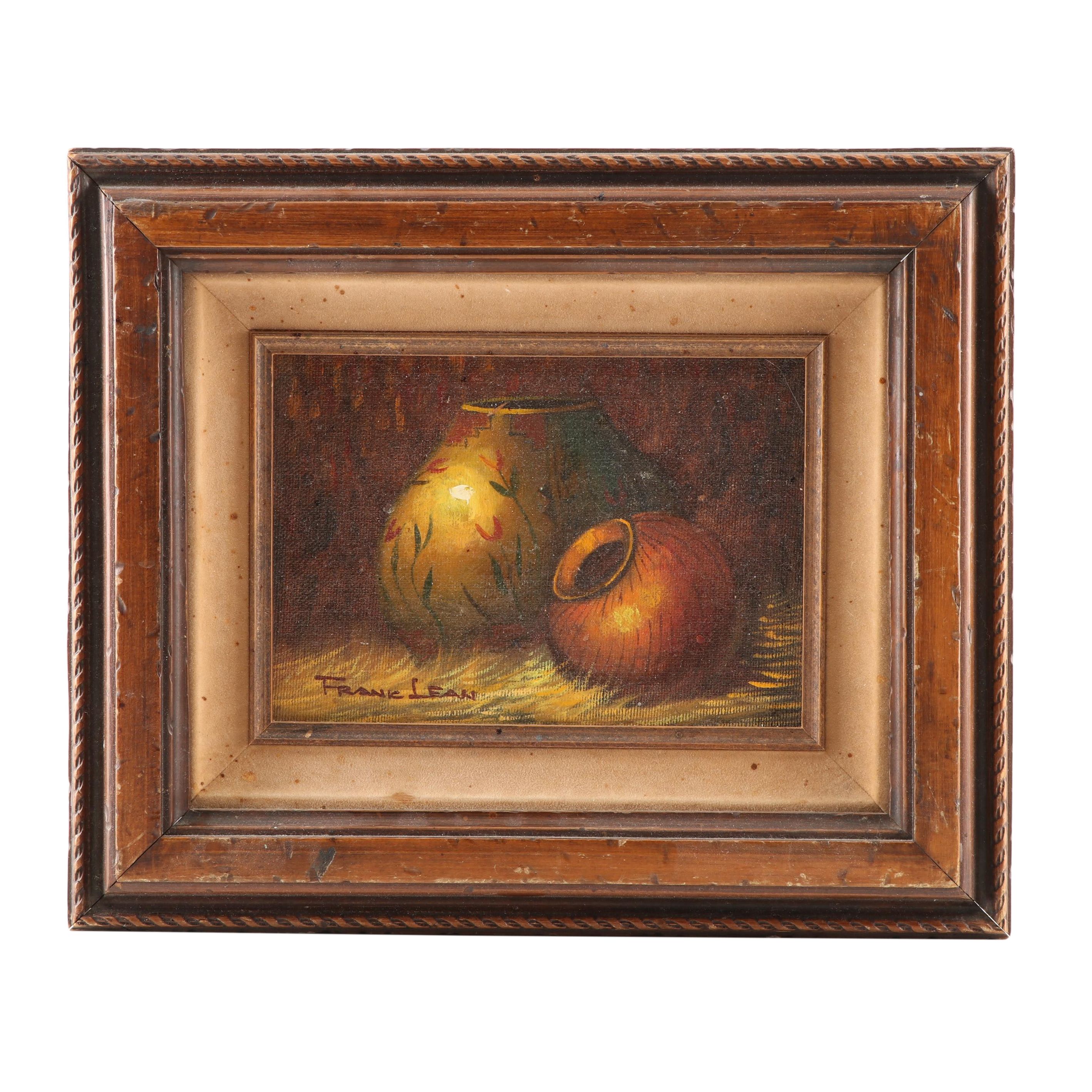 Frank Lean Still Life Oil Painting EBTH
