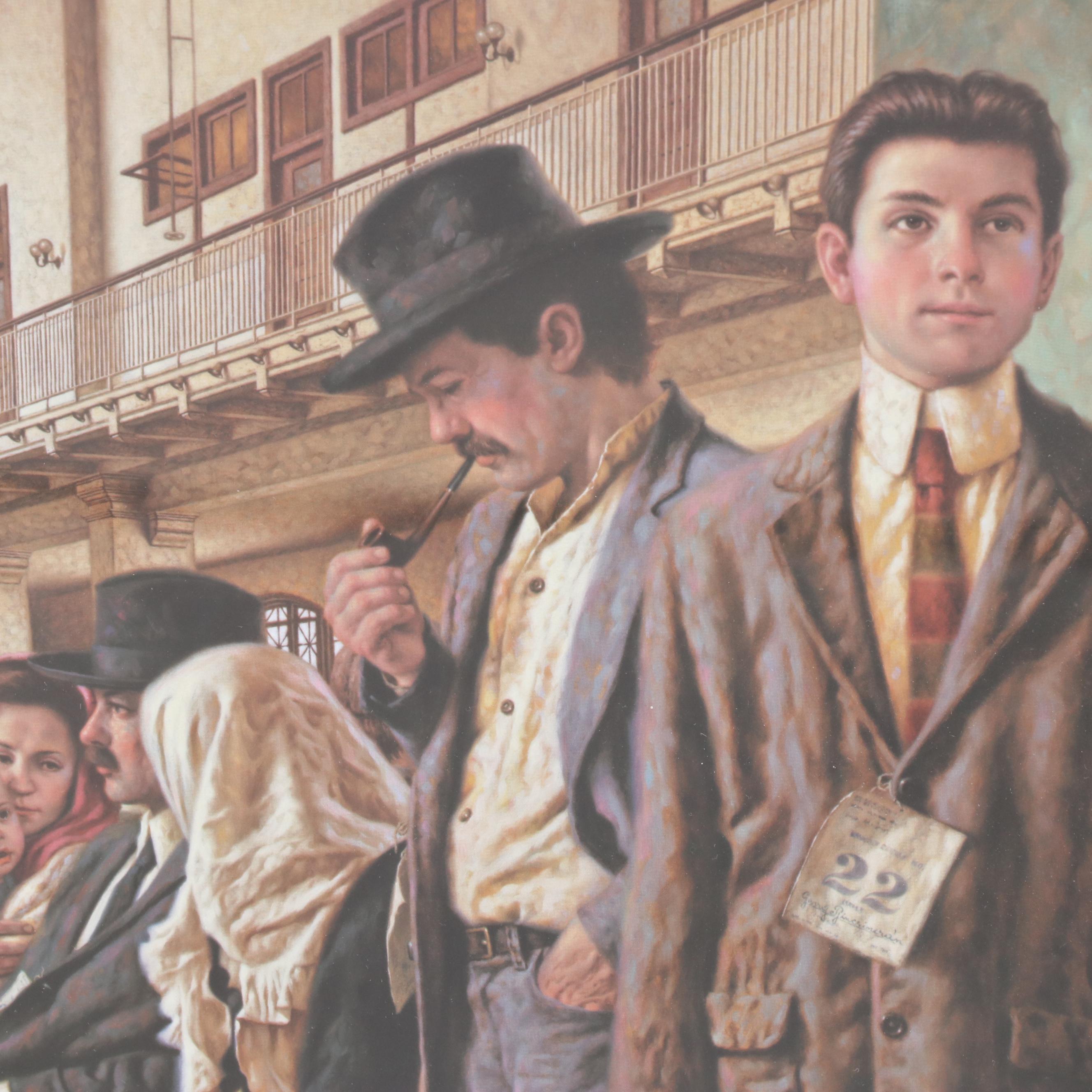 Jim Daly Offset Lithograph "Pillars of a Nation" EBTH