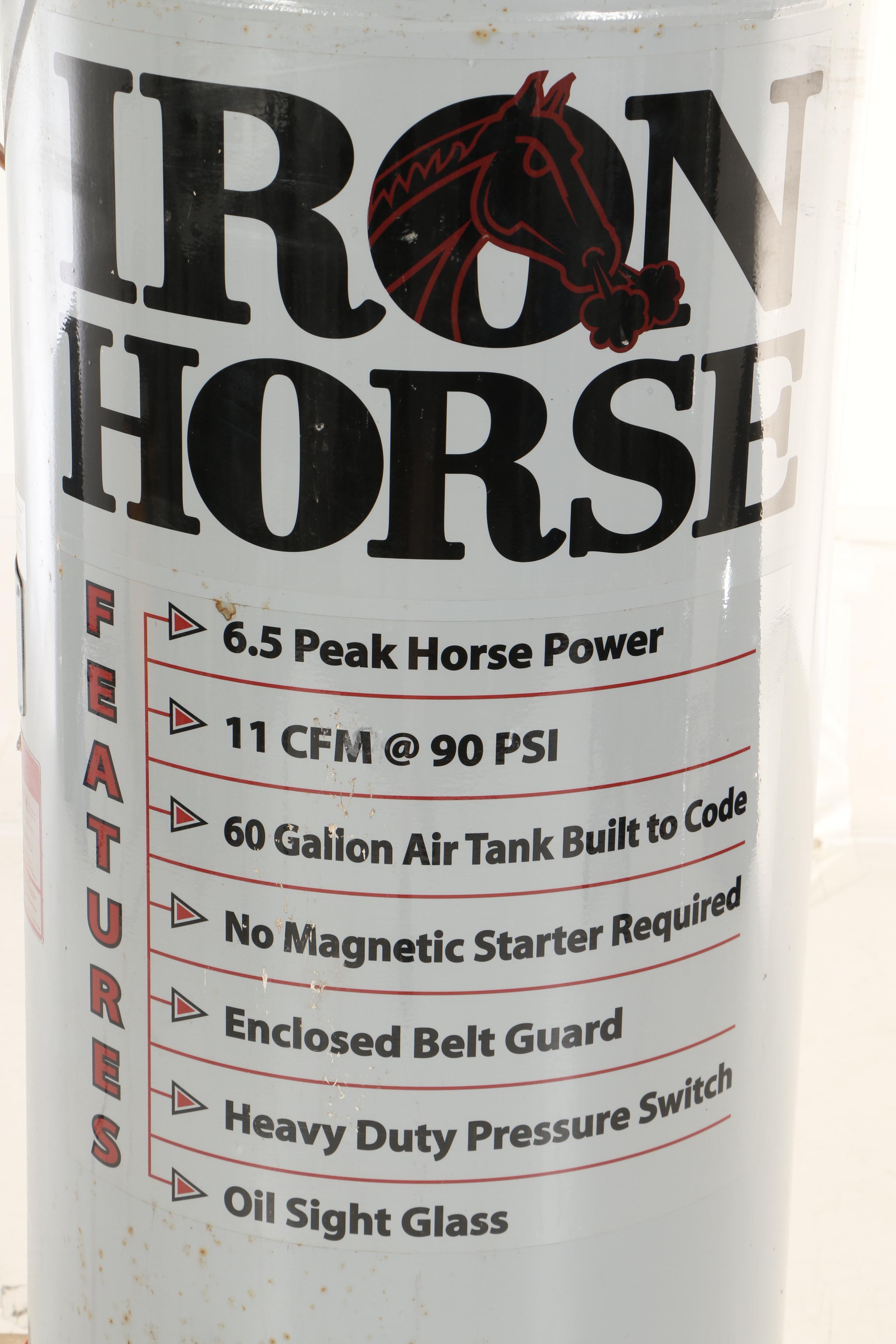 Iron Horse, "IHD6160V1" 60 Gallon Vertical Tank Air Compressor EBTH
