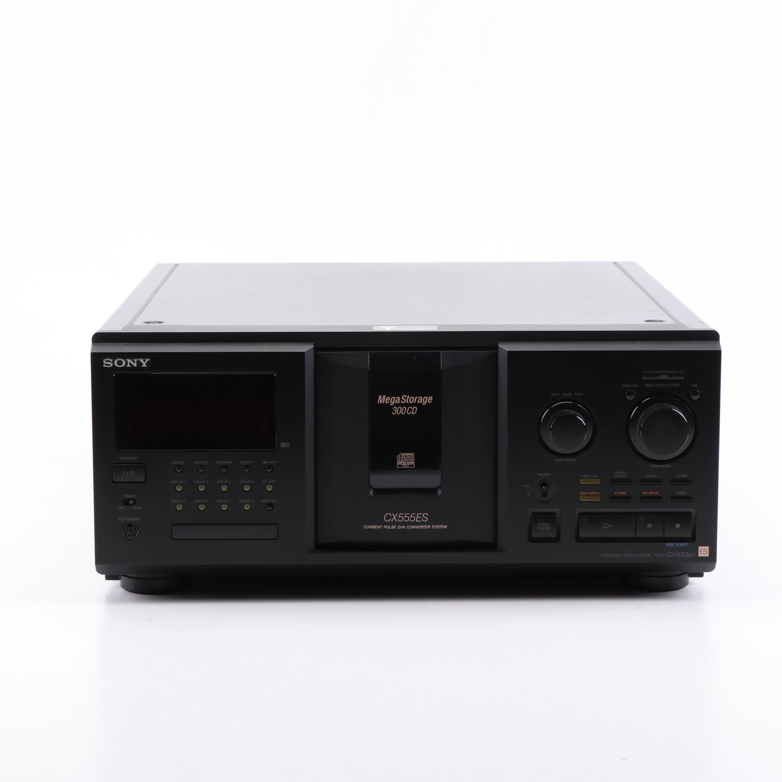 Sony CDPCX555ES Mega Storage 300 CD Disc Changer Player EBTH