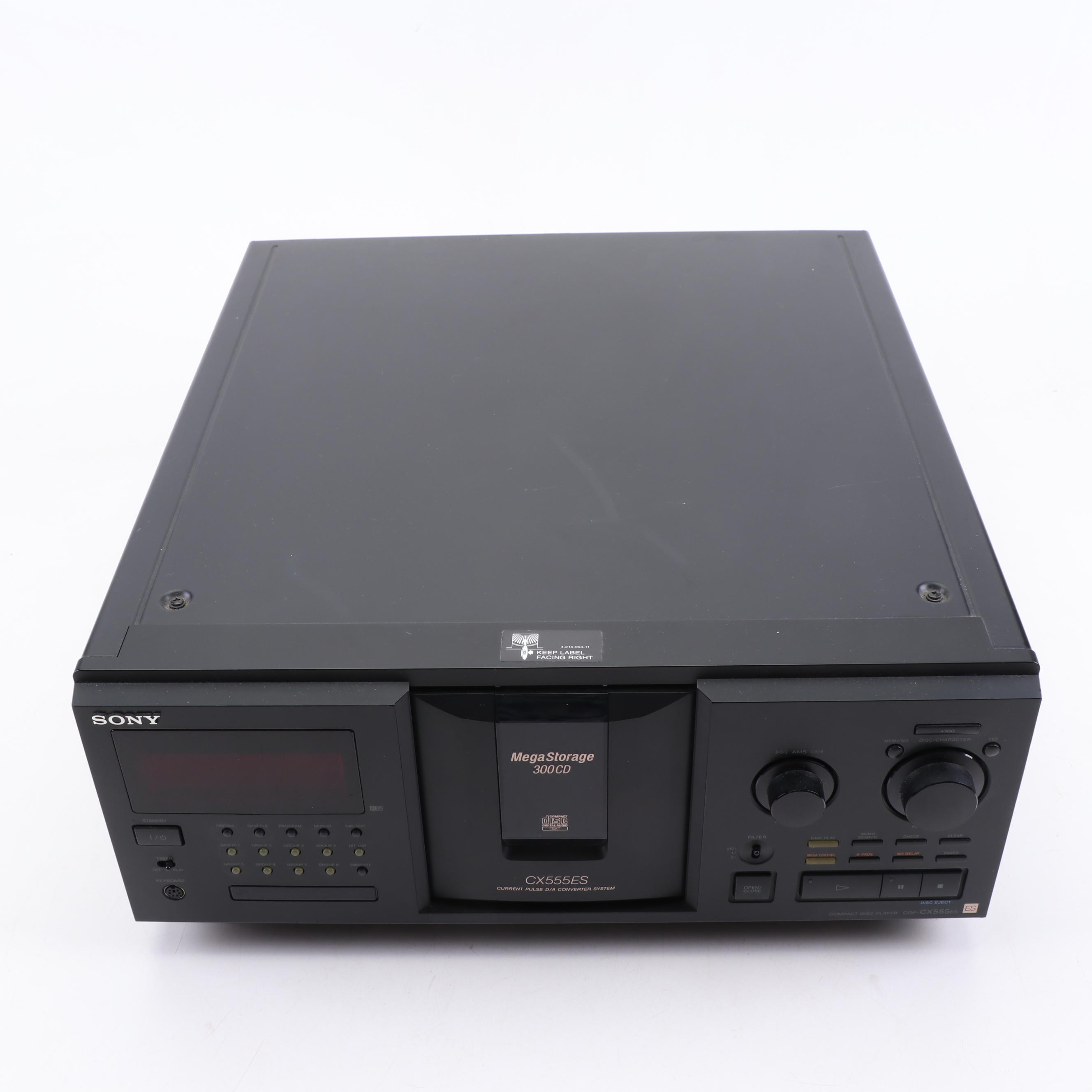 Sony CDPCX555ES Mega Storage 300 CD Disc Changer Player EBTH