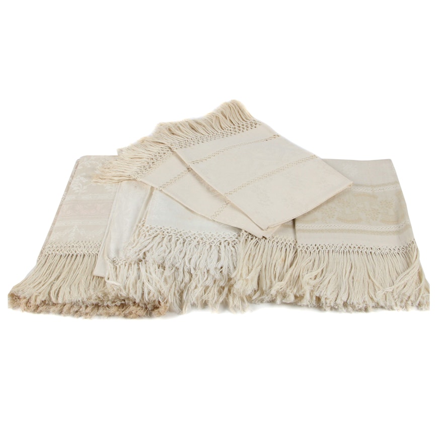 Dresser Scarves And Runners With Fringe Trim Ebth