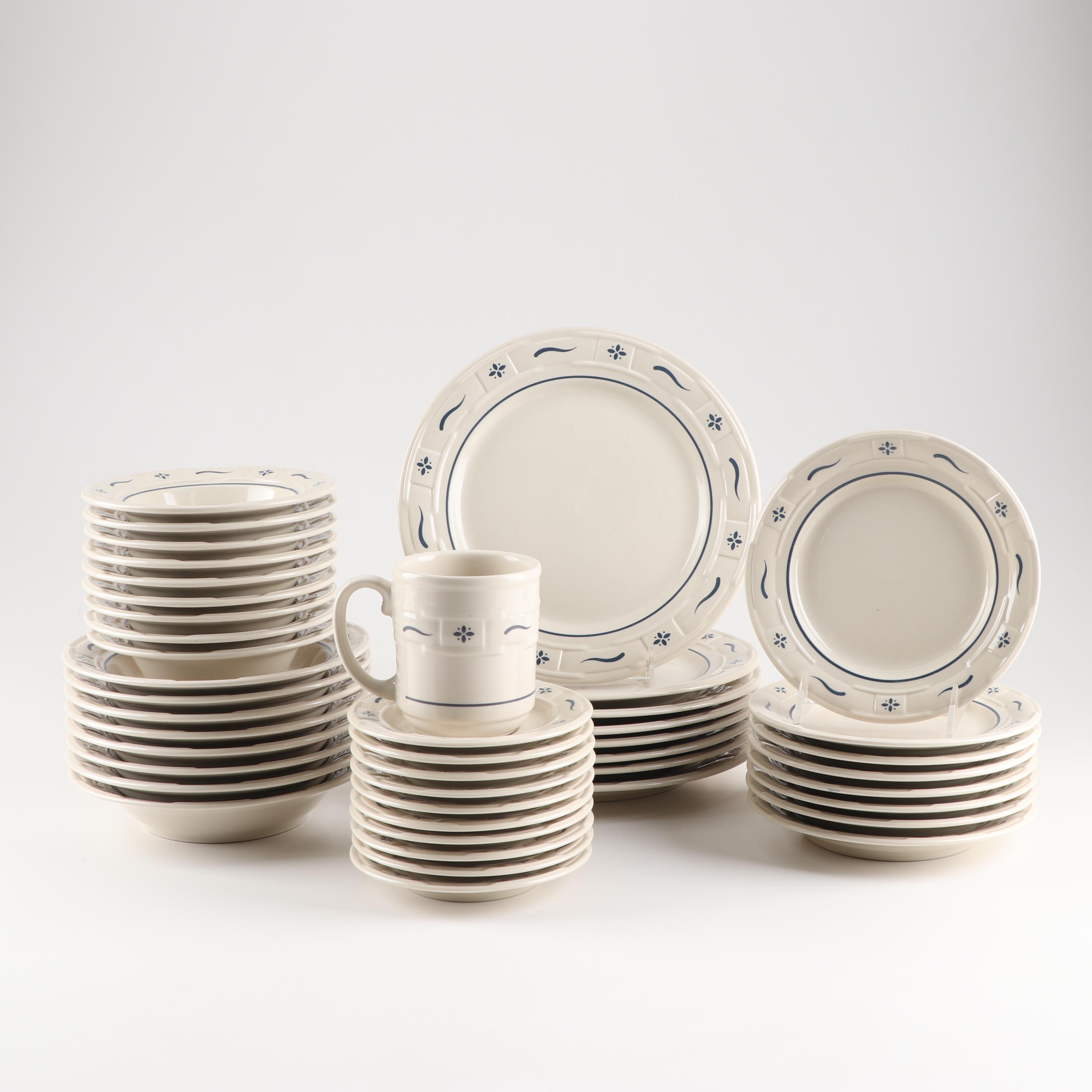 Longaberger "Woven Traditions" Pottery Dinnerware, Late 20th Century EBTH