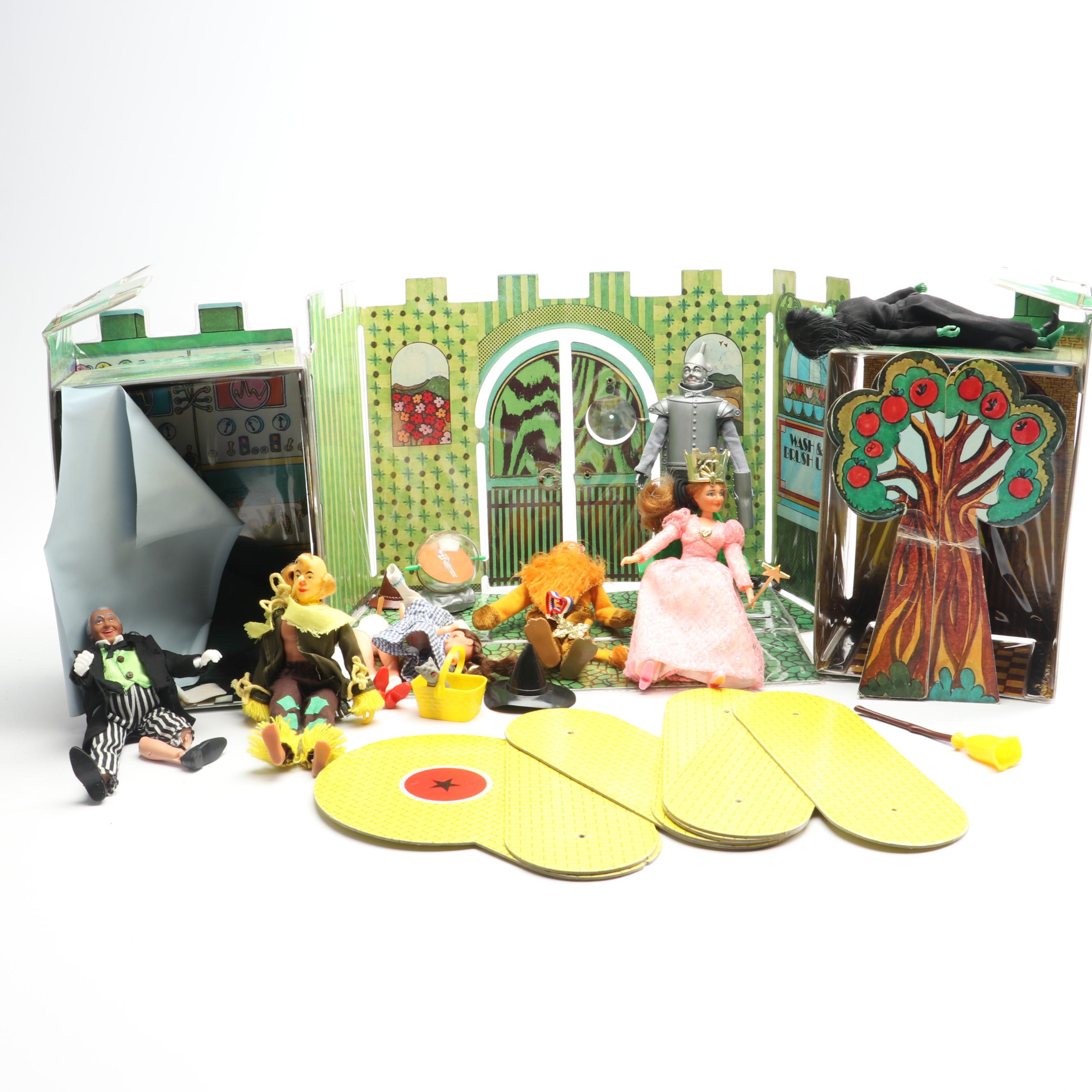 Mego Wizard of Oz "Emerald City" Playset with Dolls, 1974 EBTH