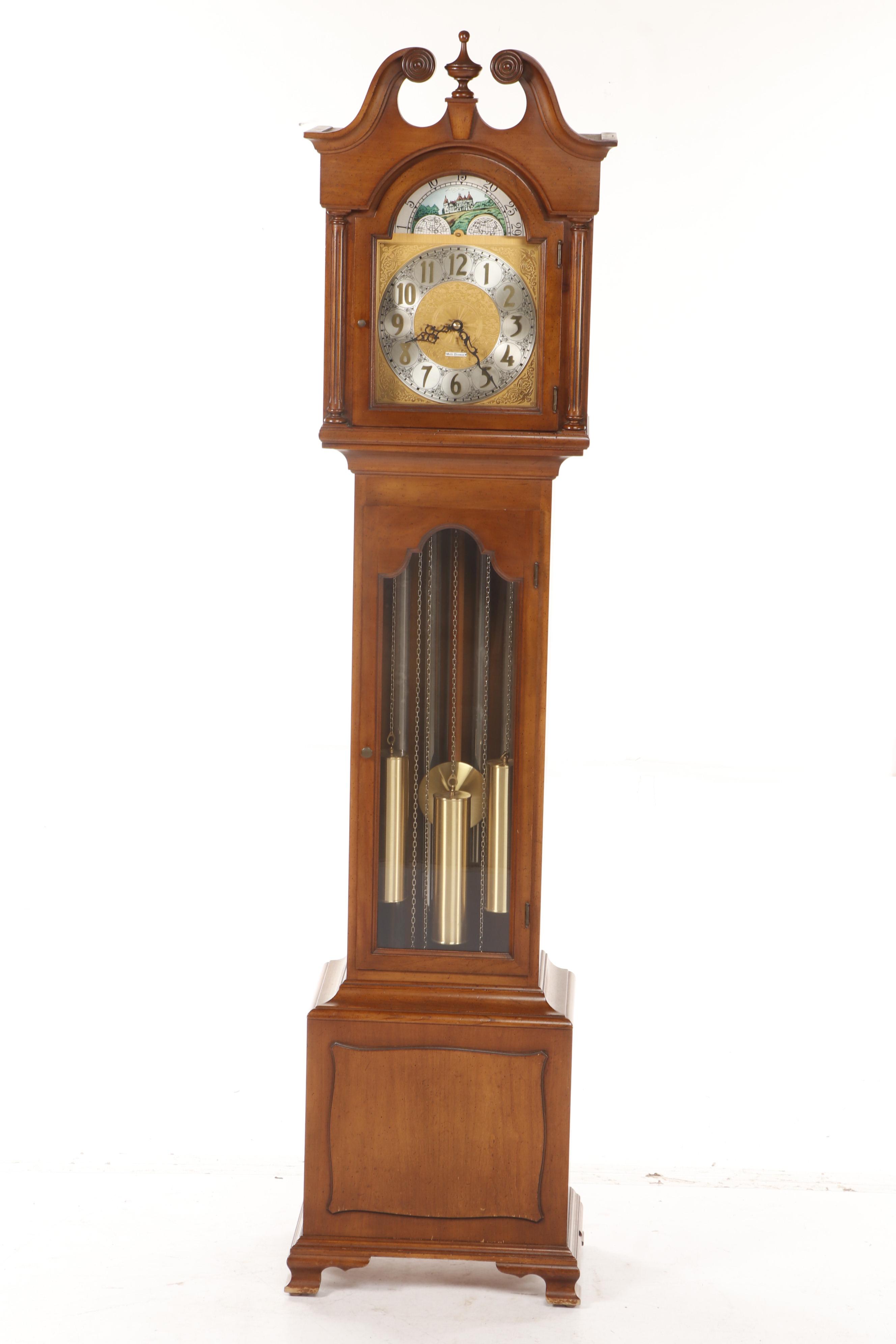 Seth Thomas Walnut Grandfather Clock, Late 20th Century EBTH