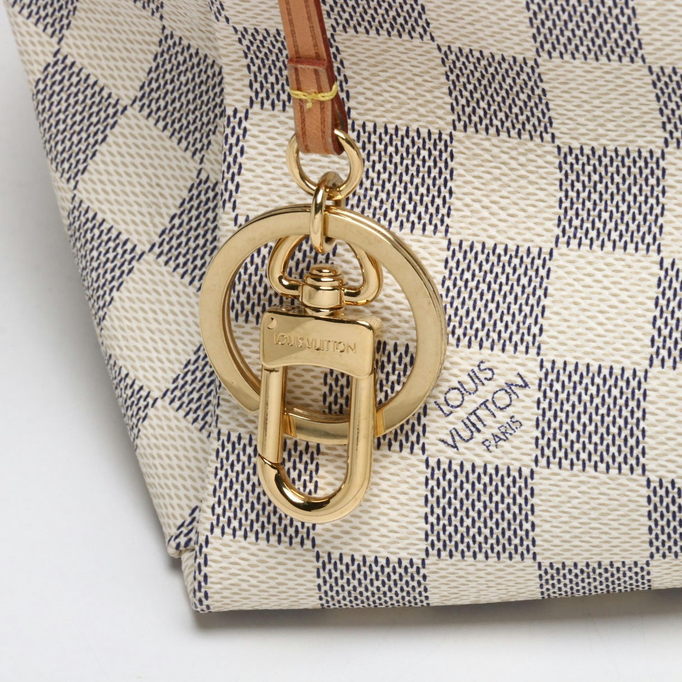 Louis Vuitton Paris Damier Azur Canvas Artsy Hobo Bag with Leather Handle | EBTH
