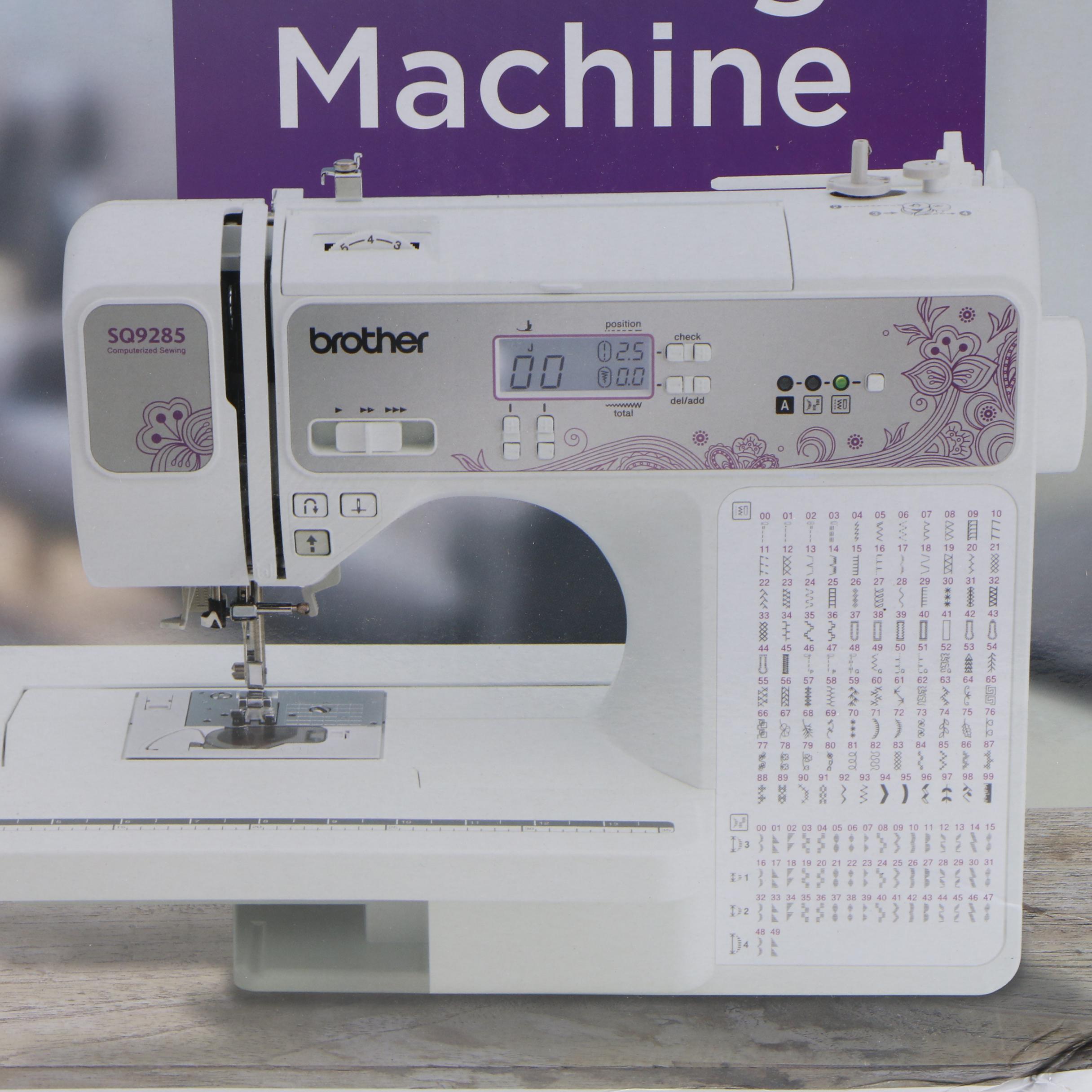 Brother SQ9285 Computerized Sewing and Quilting Machine EBTH