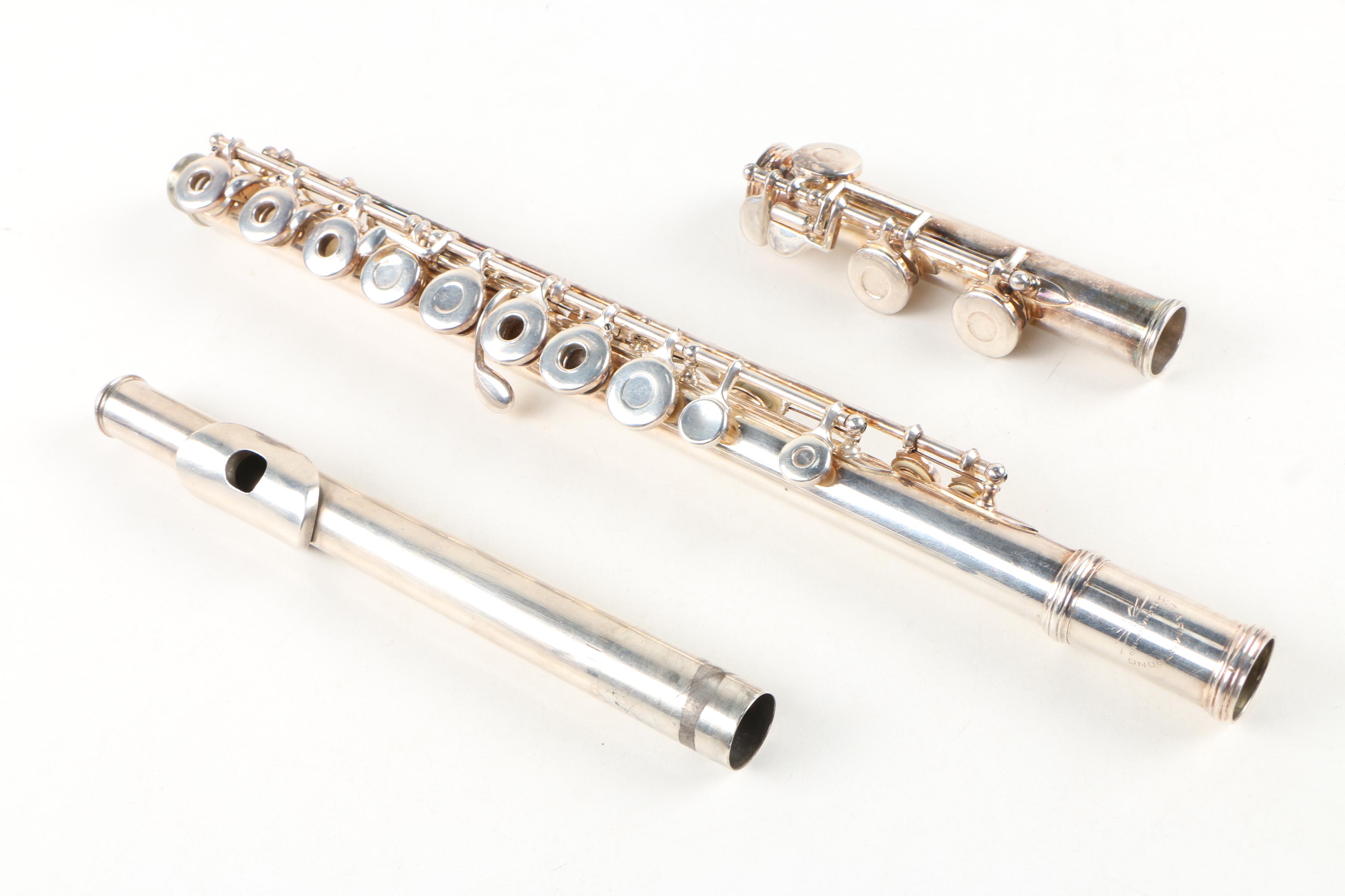 W. T. Armstrong Model 303 Open Hole Flute with Silver Headjoint, 1970s
