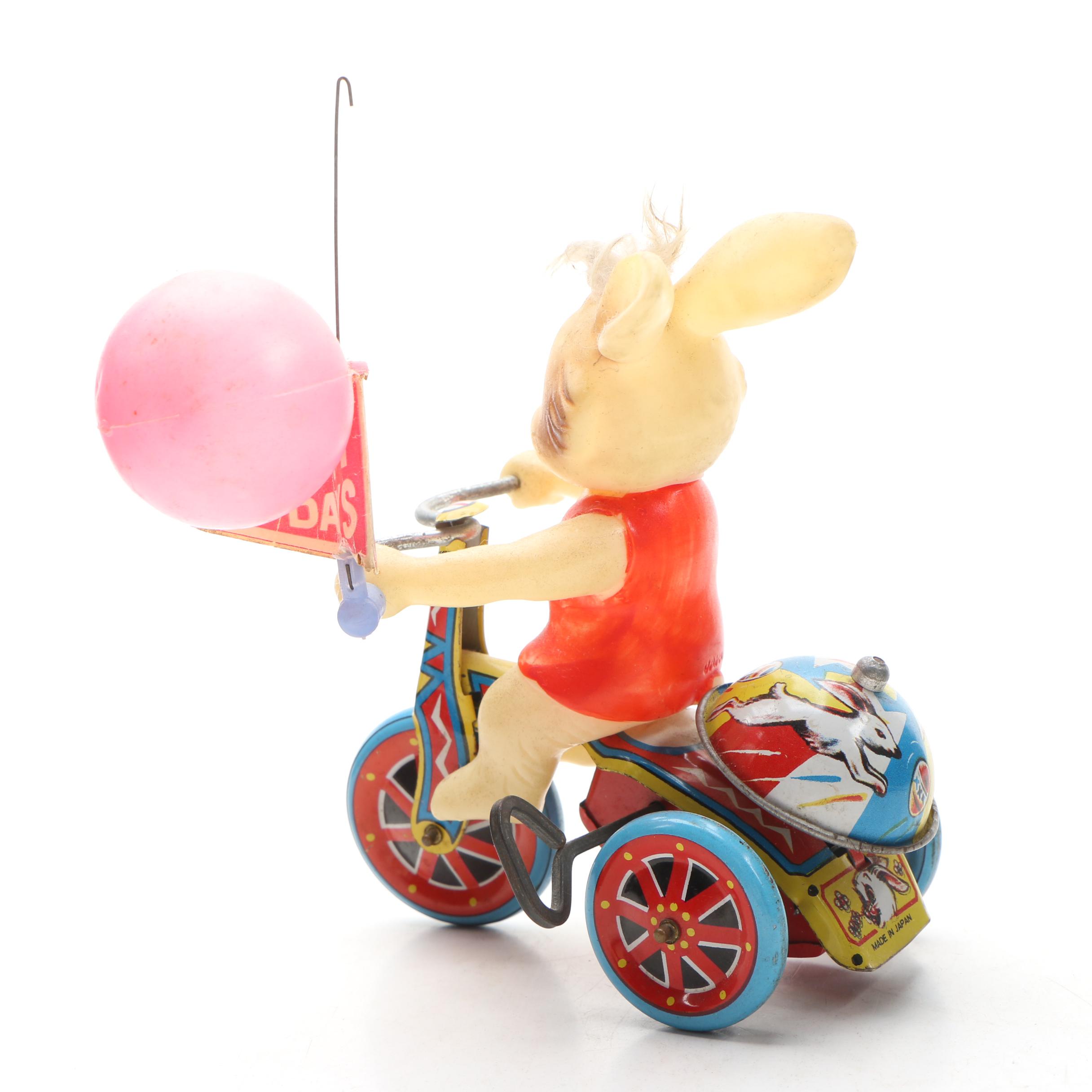 Suzuki WindUp Toy Rabbit on Bike EBTH