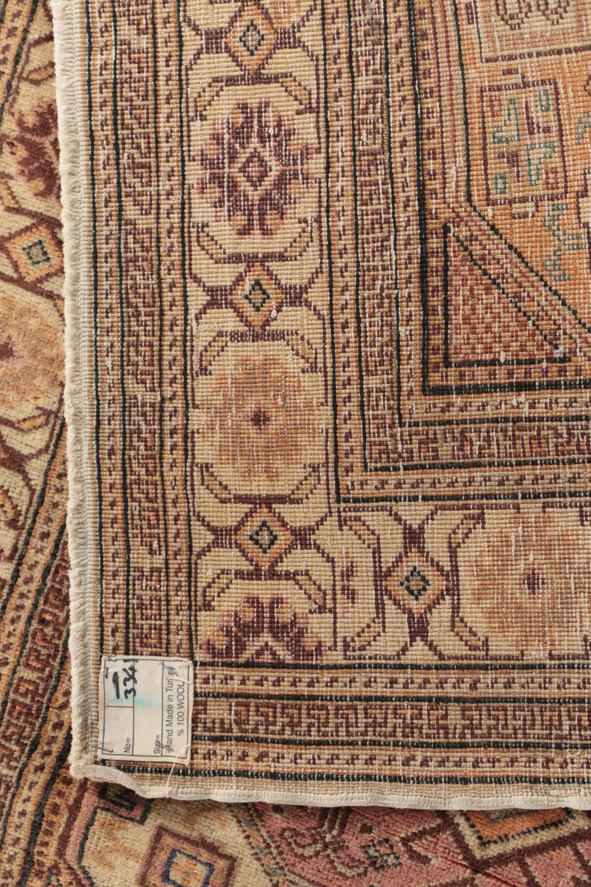 HandKnotted Turkish Wool Area Rug EBTH