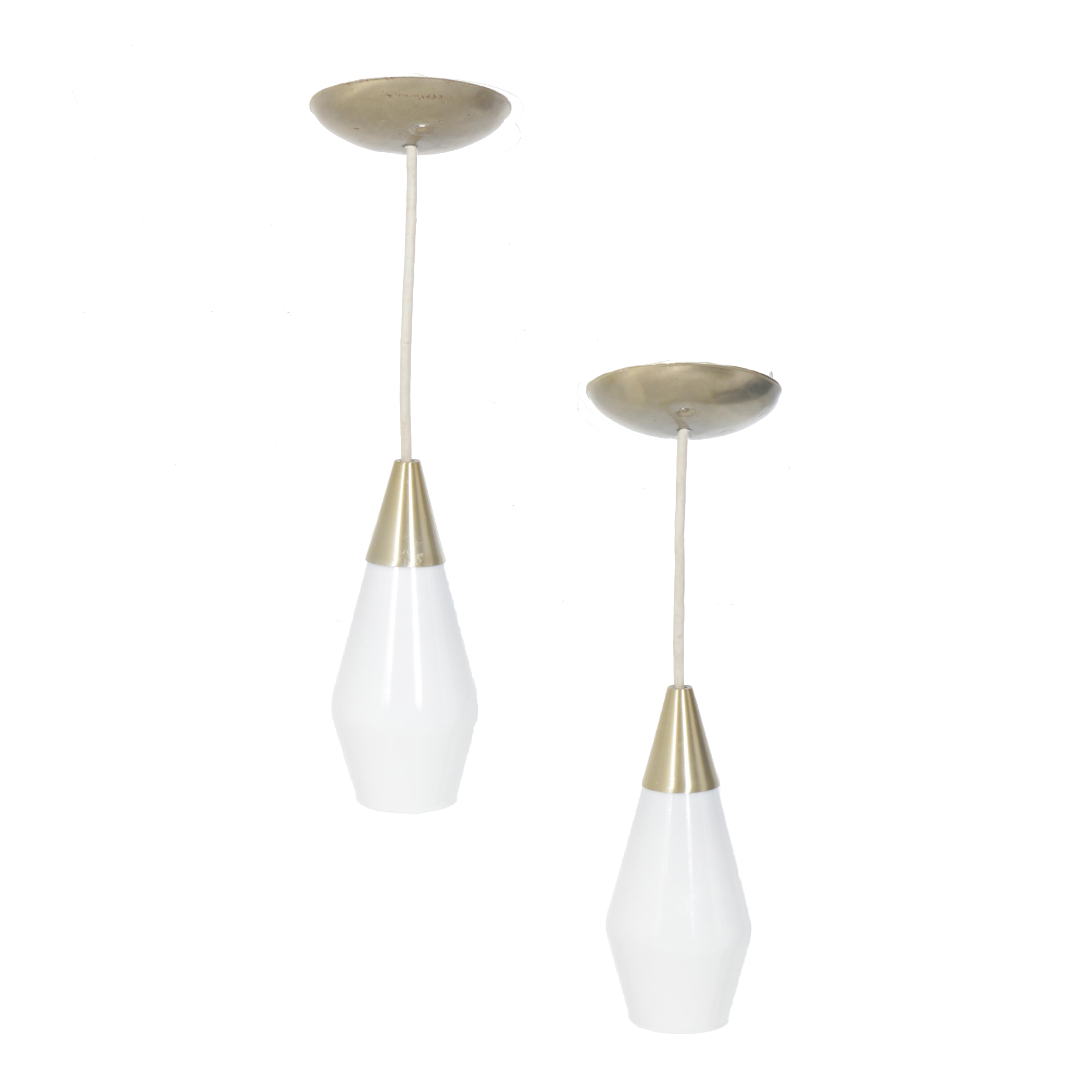 Mid Century Modern Atomic Glass Hanging Pendant Lights