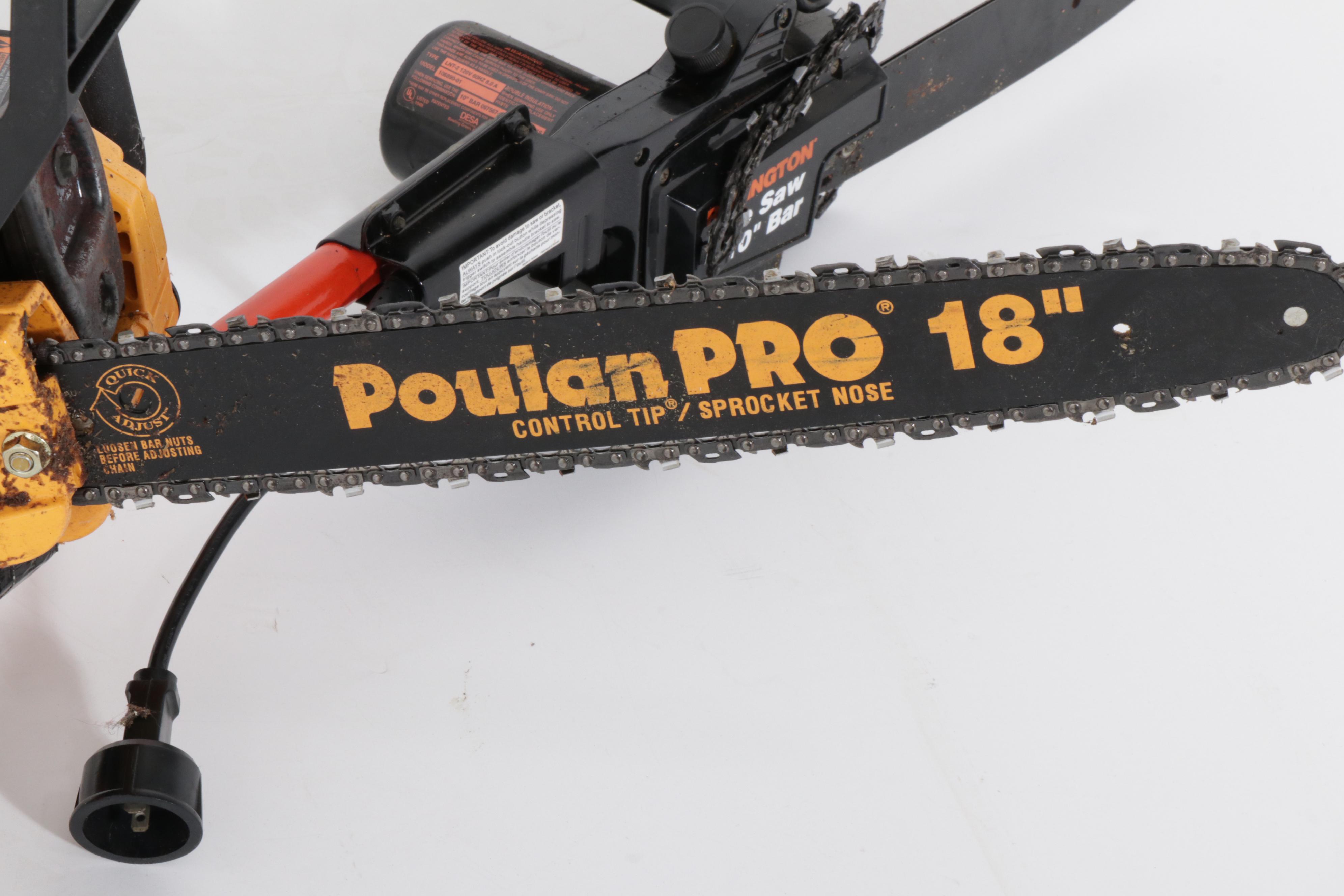 Poulan Pro Chain Saw and Remington Pole Saw EBTH