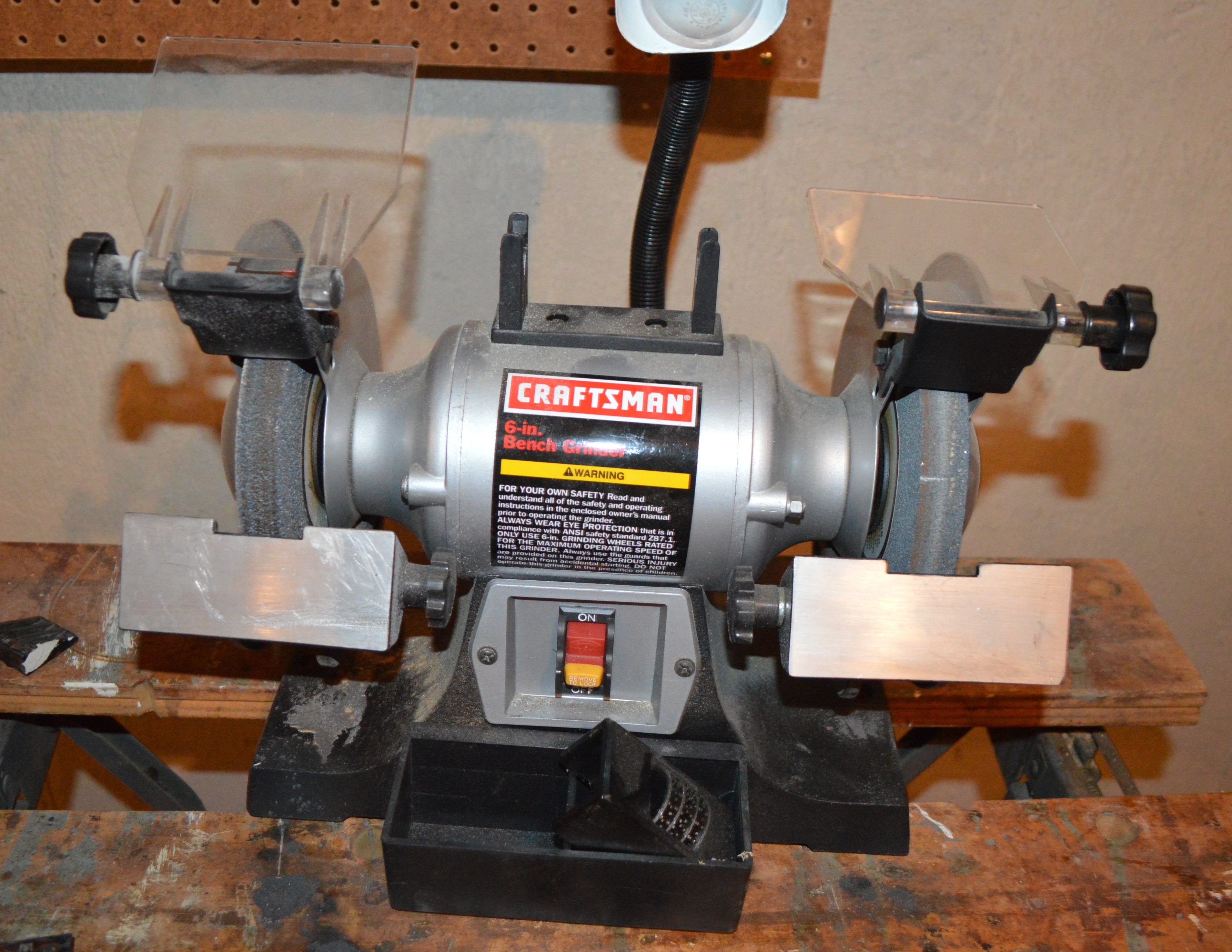 Black & Decker Workmate Work Bench, Craftsman Bench Grinder, and Wet