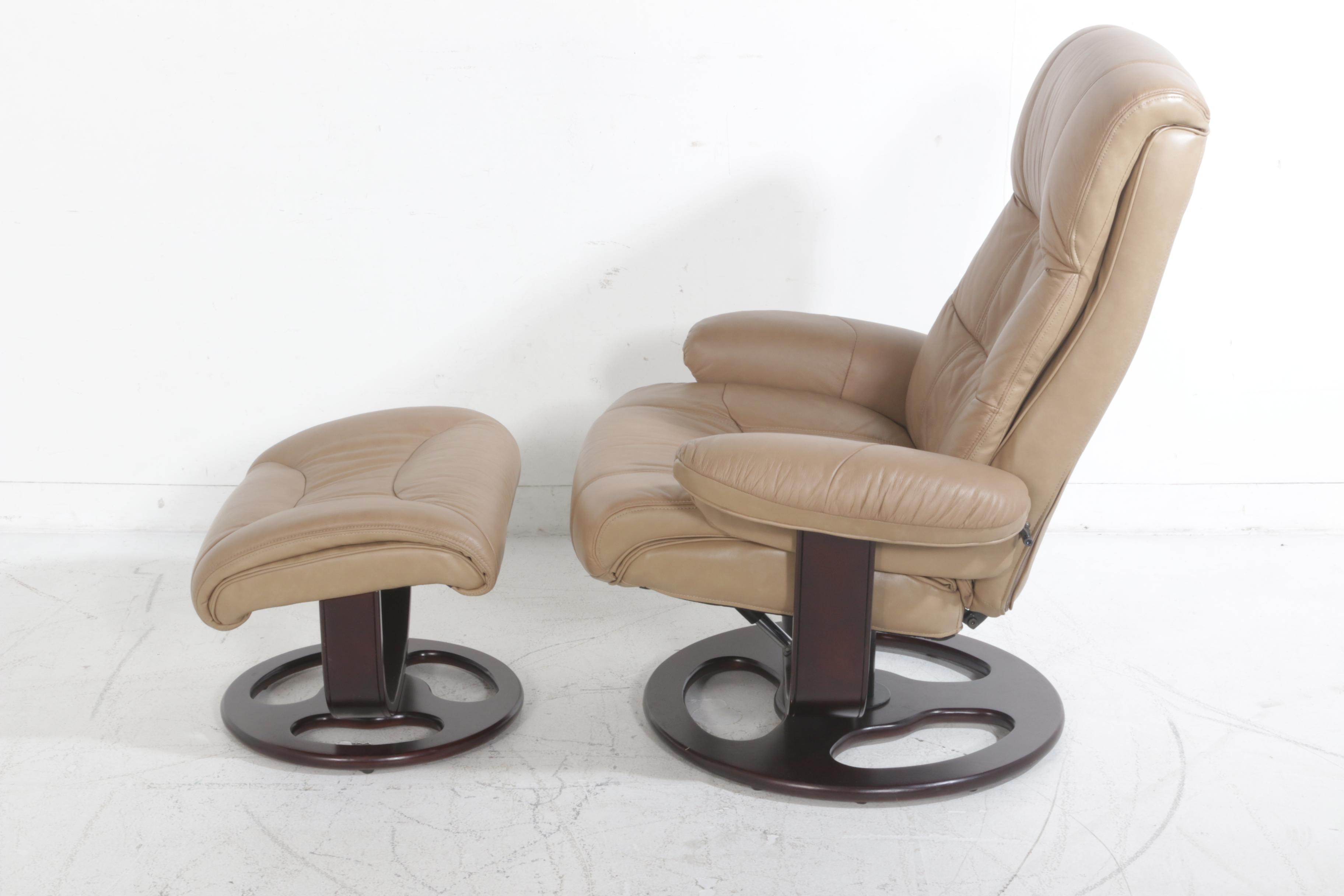 Lane Furniture Recliner and Ottoman EBTH