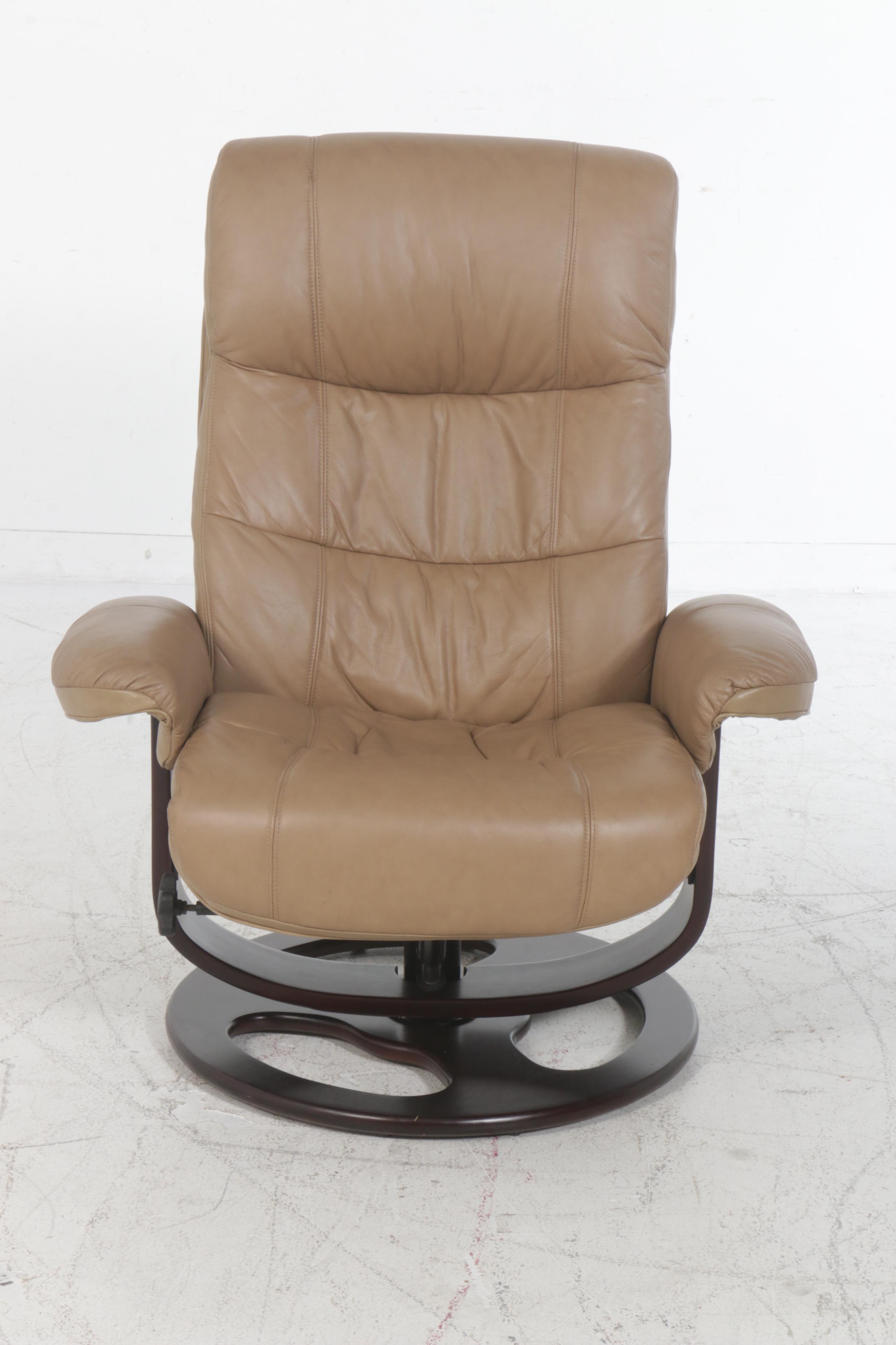 Lane Furniture Recliner and Ottoman EBTH