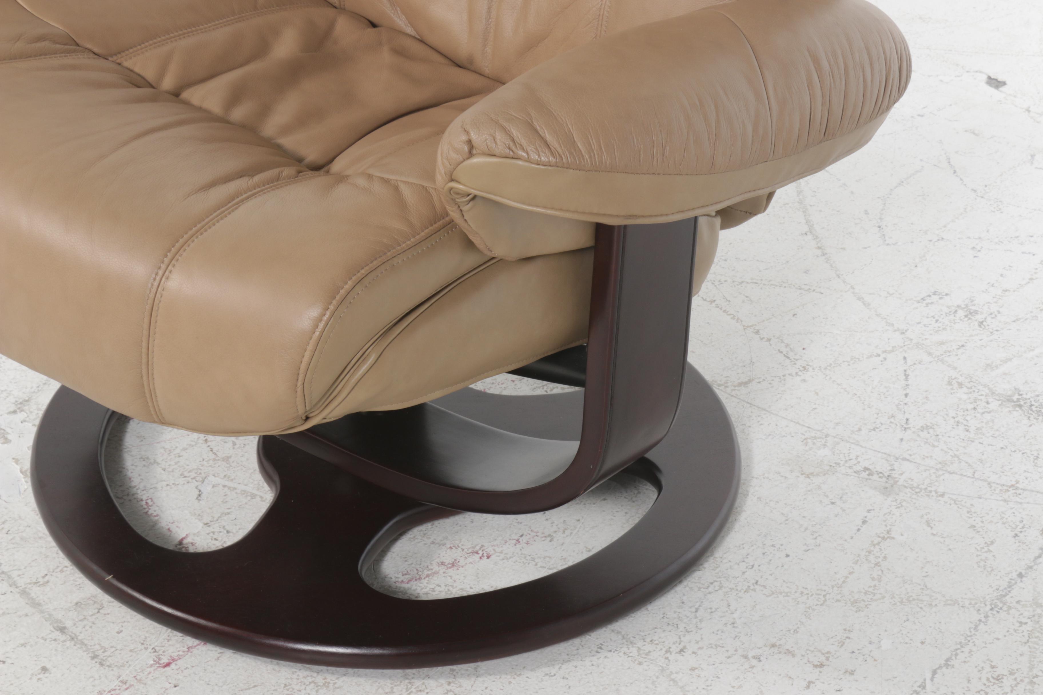 Lane Furniture Recliner and Ottoman EBTH