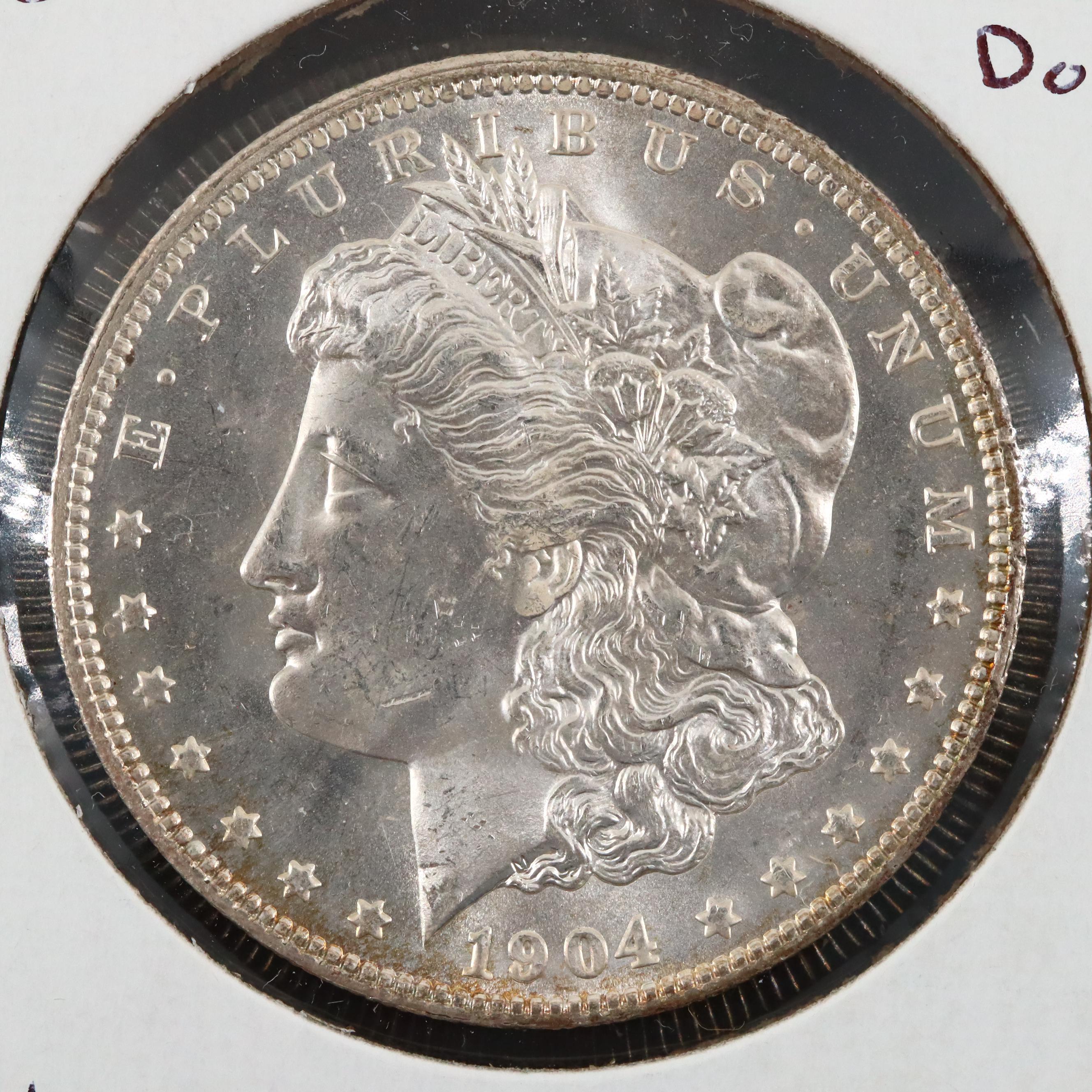 pcgs-graded-ms62-1904-o-silver-morgan-dollar-ebth