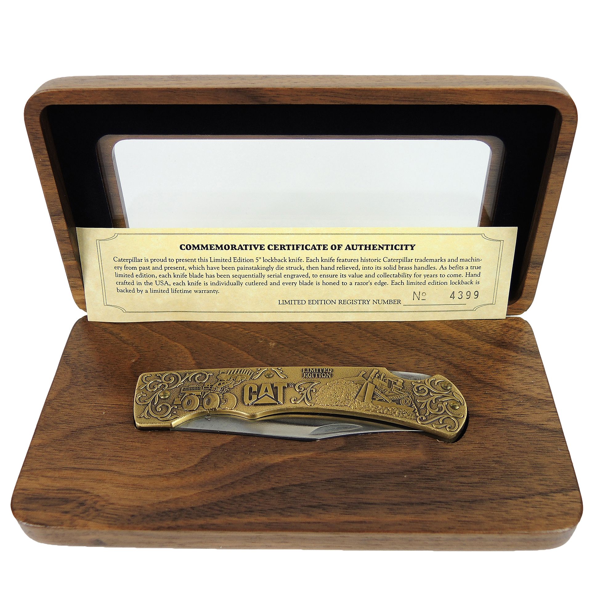 Caterpillar Limited Edition 5" Lockback Knife EBTH