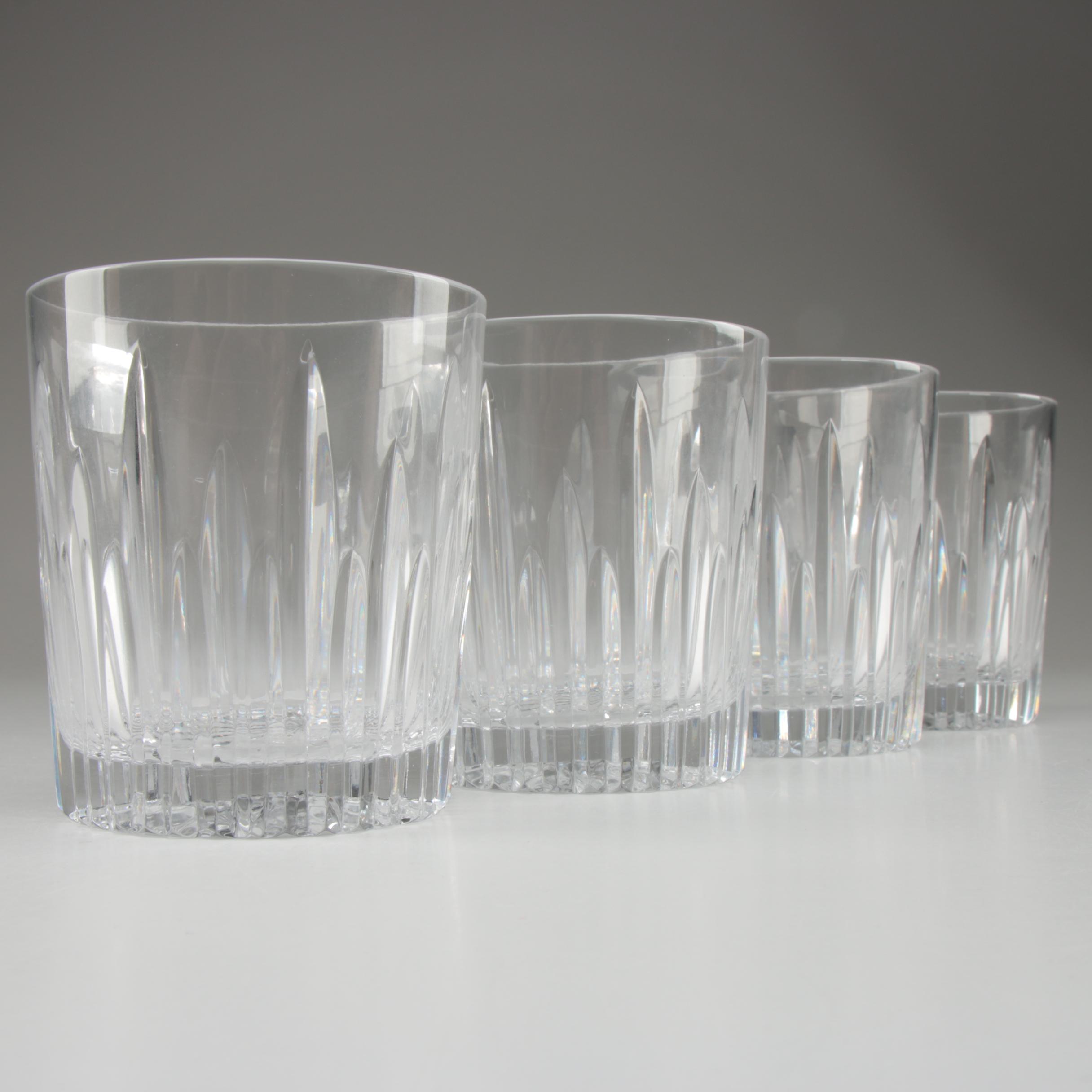Marquis by Waterford "Barcelona" Cut Crystal Old Fashioned Glasses EBTH