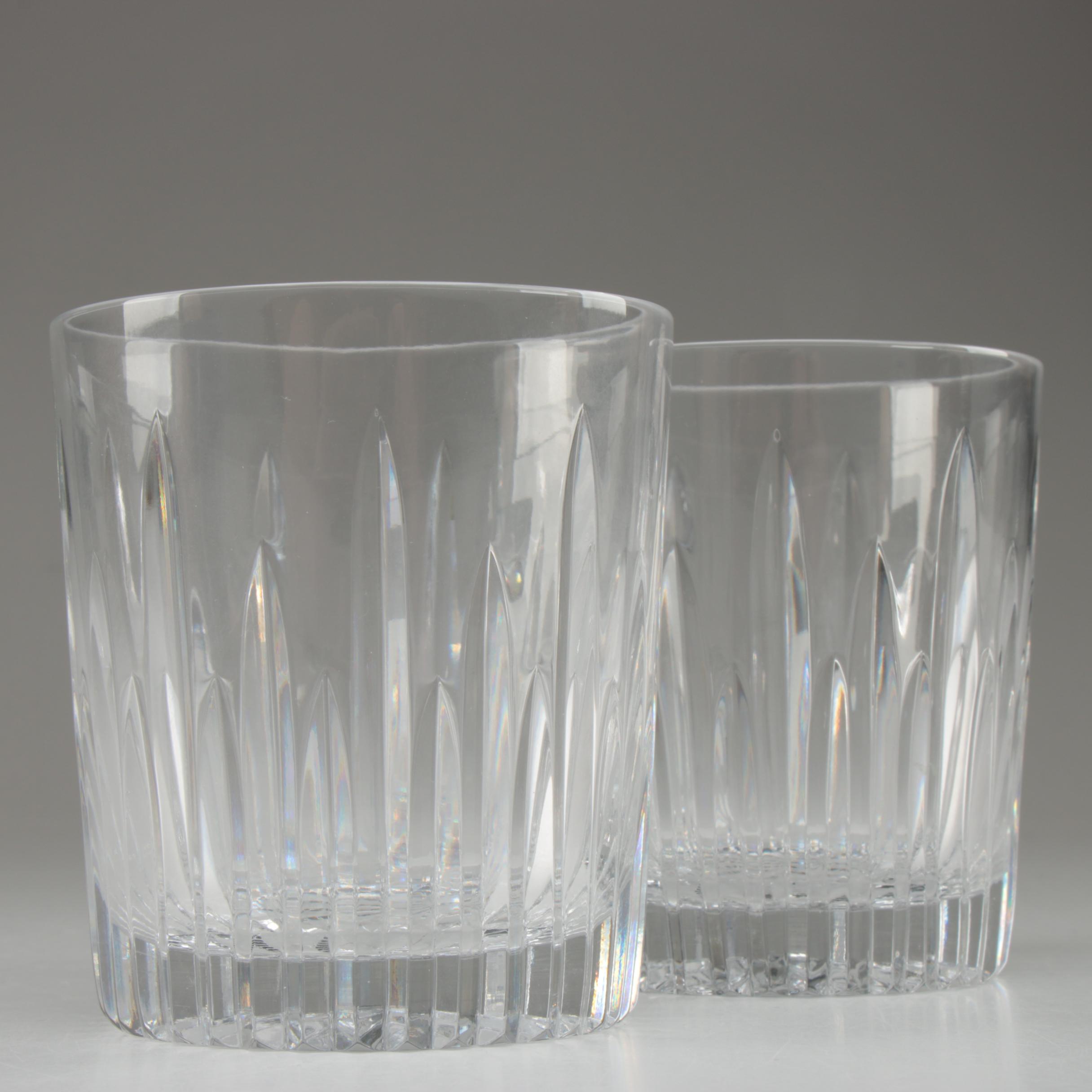 Marquis by Waterford "Barcelona" Cut Crystal Old Fashioned Glasses EBTH