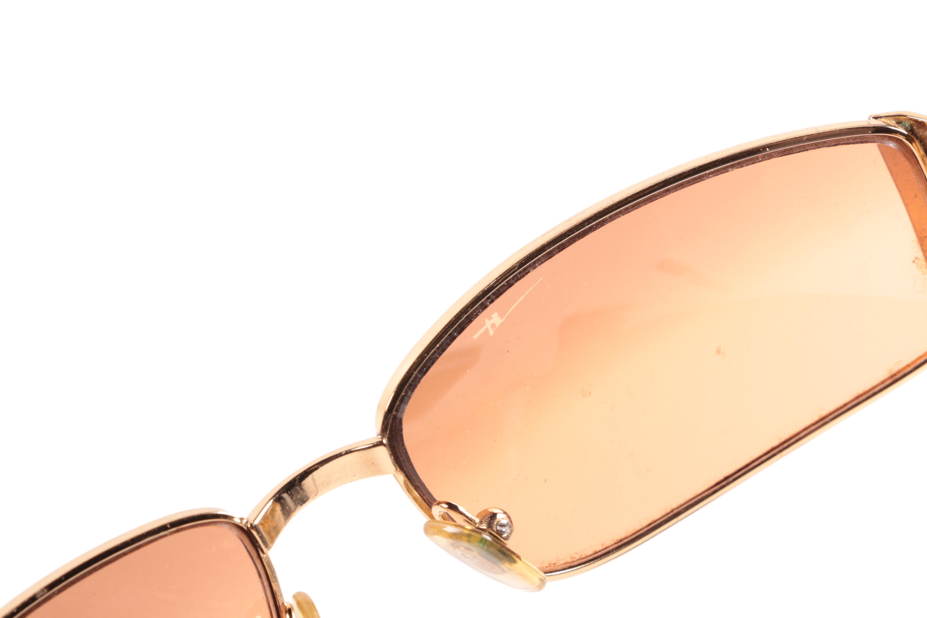 Versace 2021 Sunglasses with Havana Stems and Medusa Head Accents EBTH