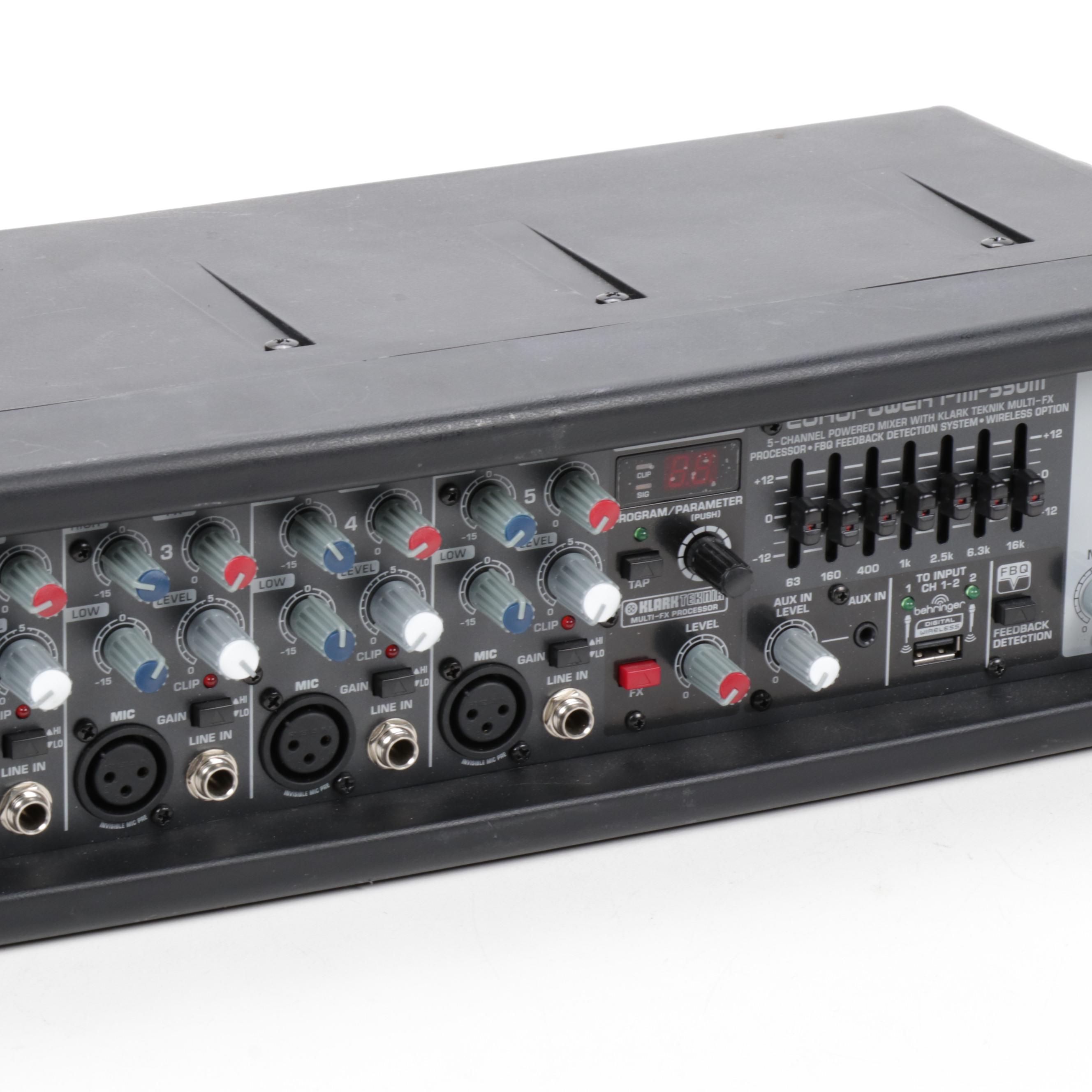 Behringer EuroPower PMP550M Power Mixer EBTH