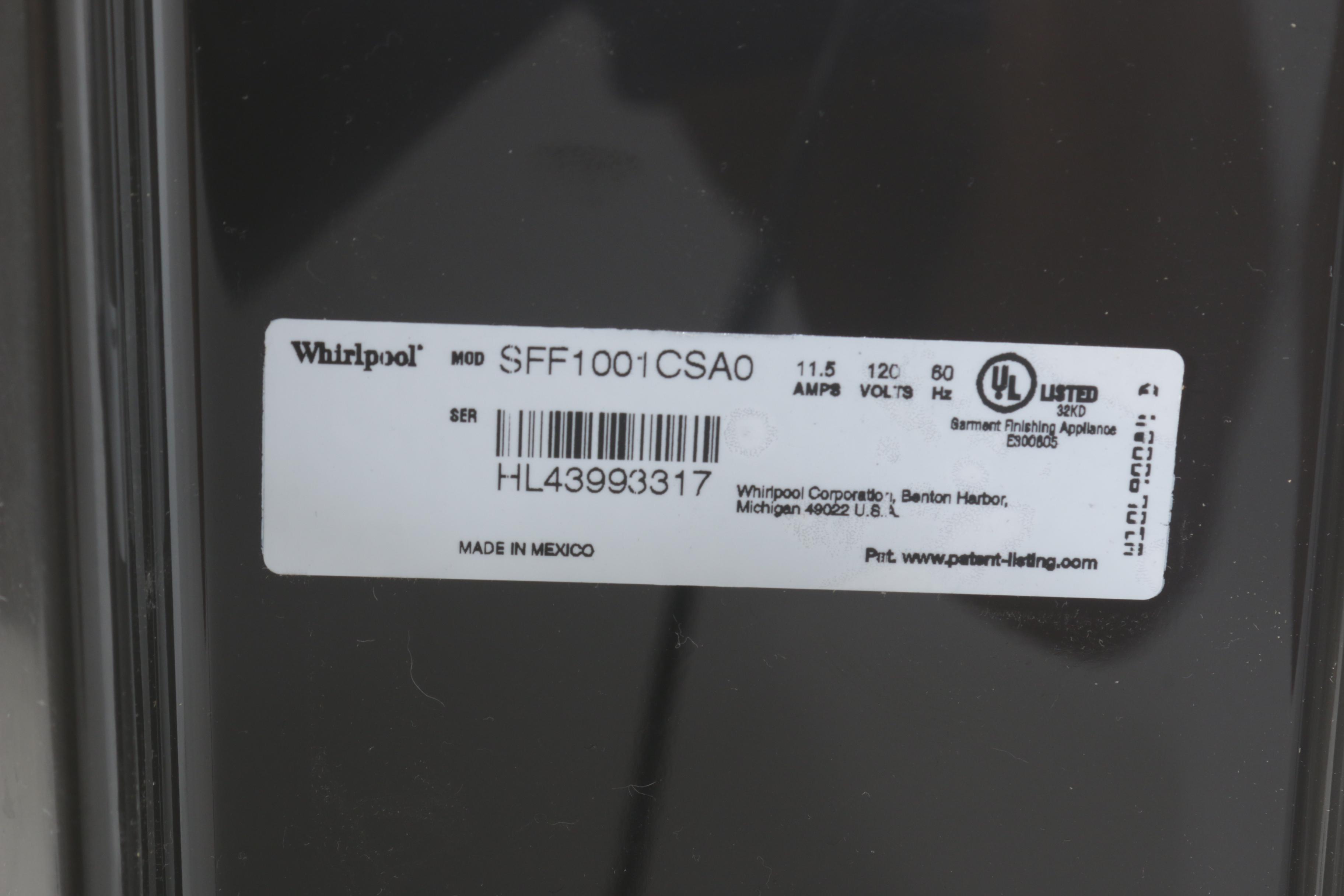 Whirlpool Swash Clothing Care System EBTH