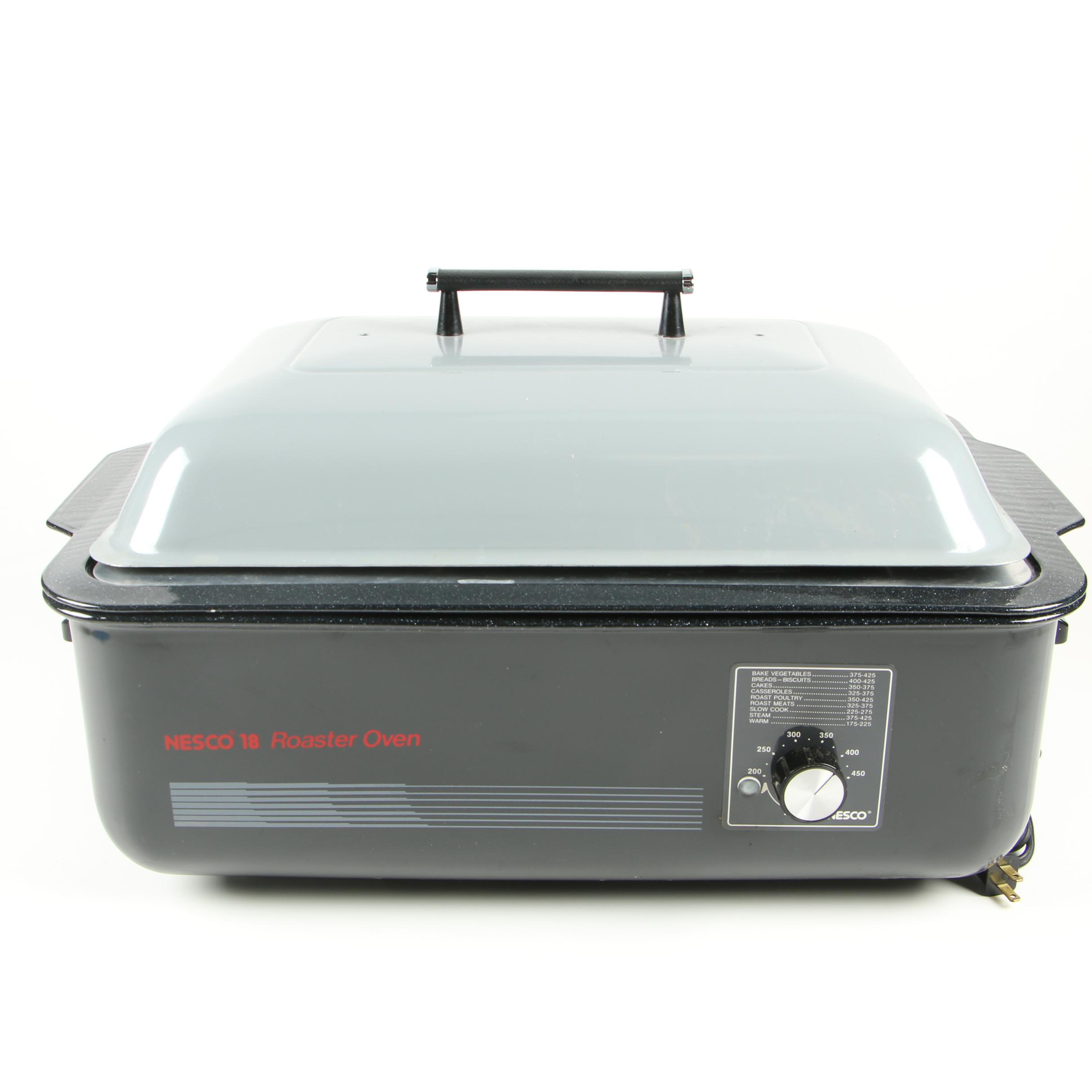 Nesco 18 Roaster Oven with Buffet Server and Bake Kit EBTH