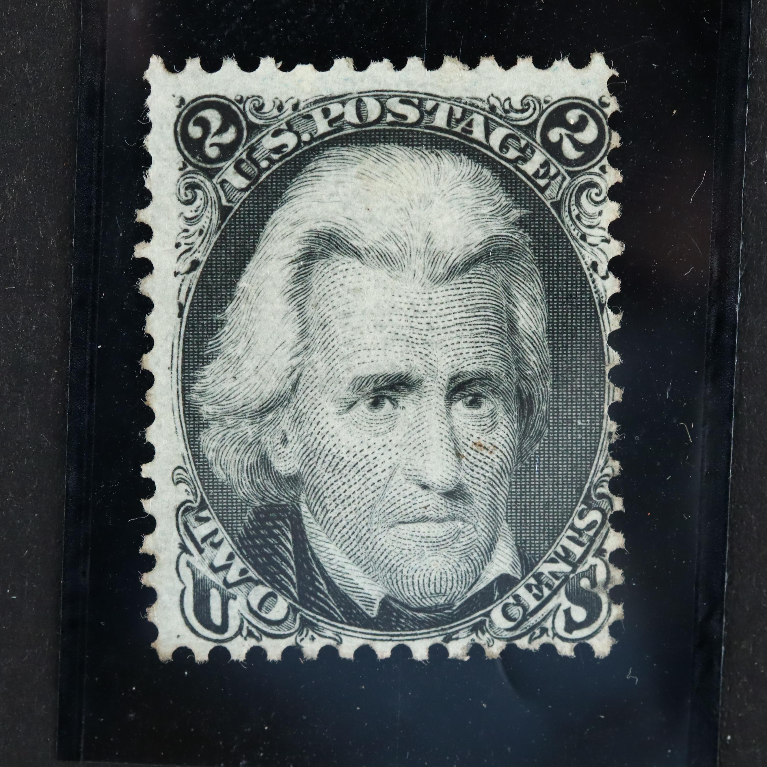 An 1861 2-Cent Andrew Jackson "Black Jack" Postage Stamp ...