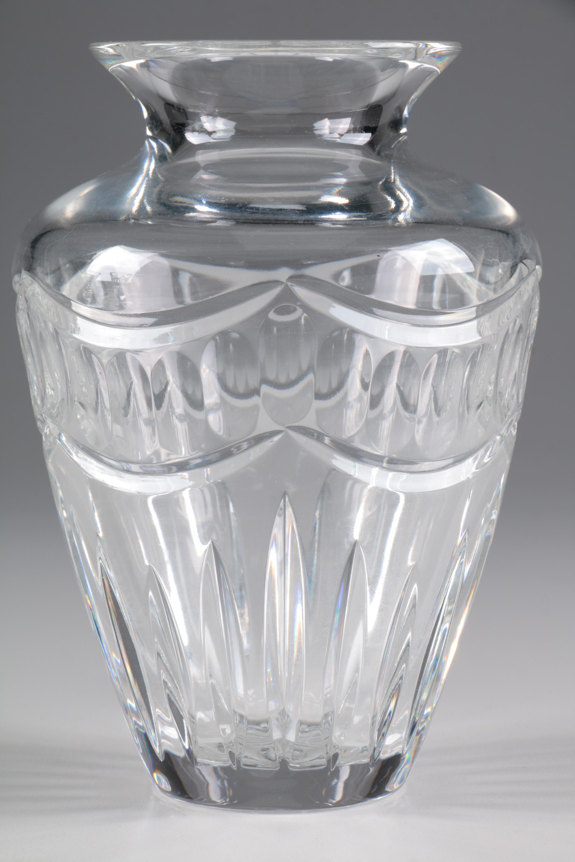 Waterford Crystal Flower Vases including "Glandore" and "Balmoral" EBTH