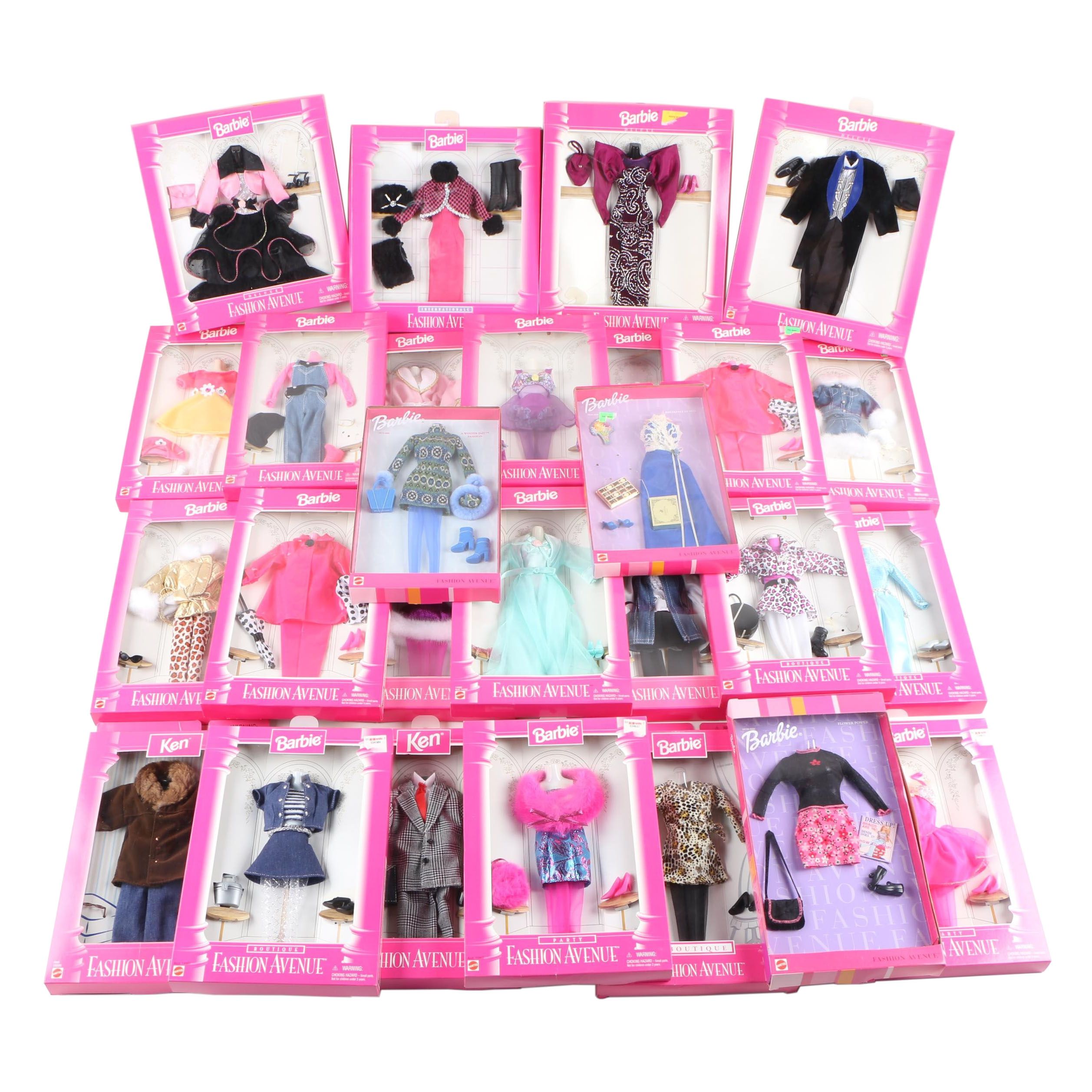 Barbie "Fashion Avenue Collection" Clothing and Accessories | EBTH