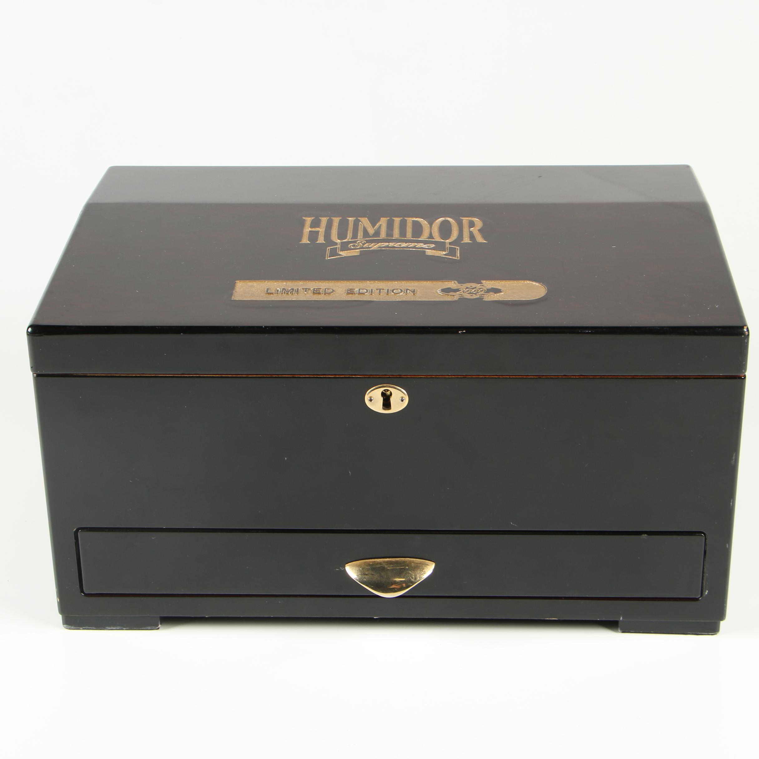 IDC Humidor Supreme Limited Edition Cigar Box, Circa 2000 EBTH