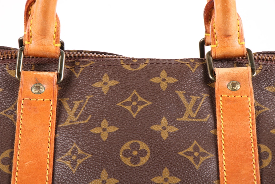 Louis Vuitton Keepall 50 Duffle Bag in Monogram Canvas and Leather, Vintage | EBTH