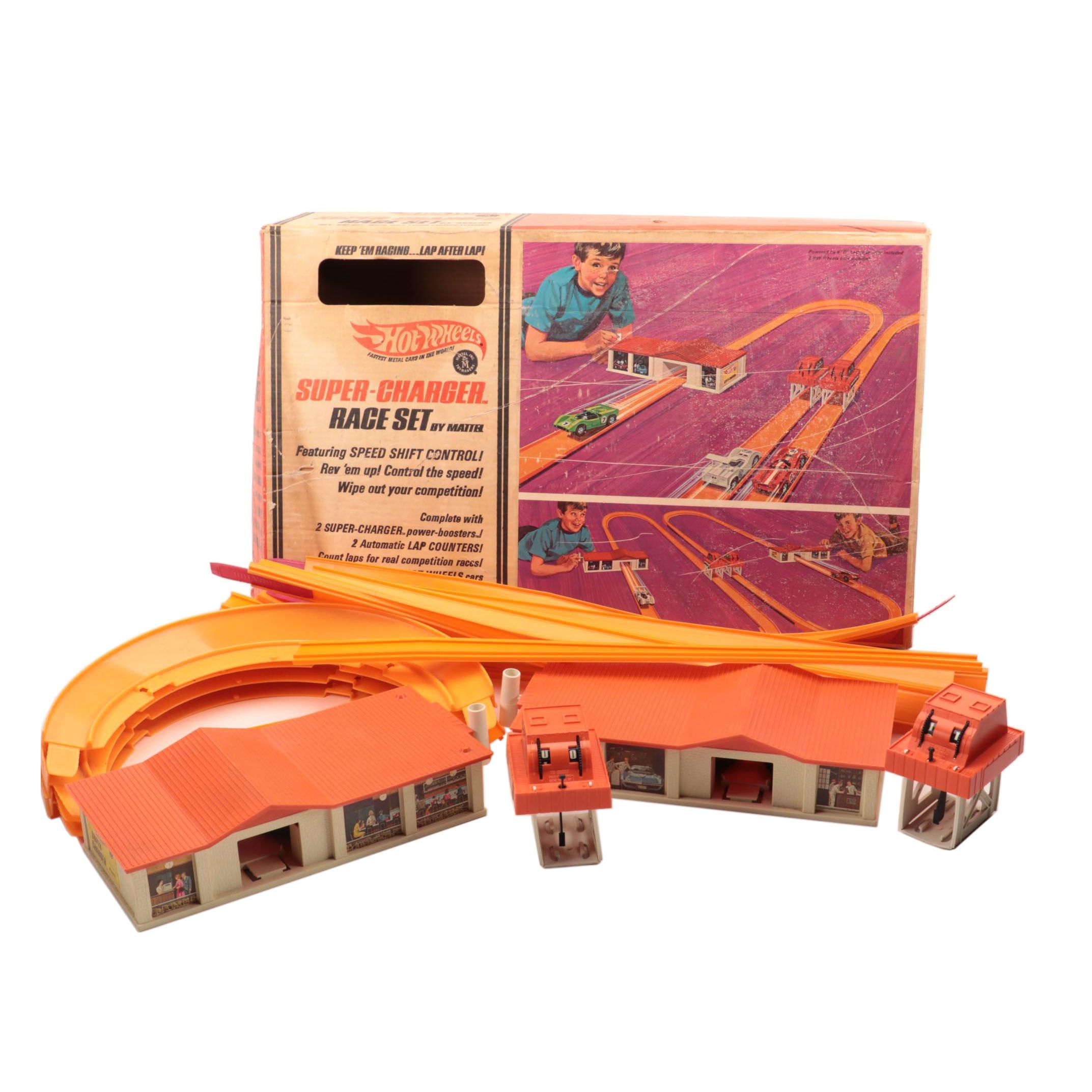 hot wheels super charger race set