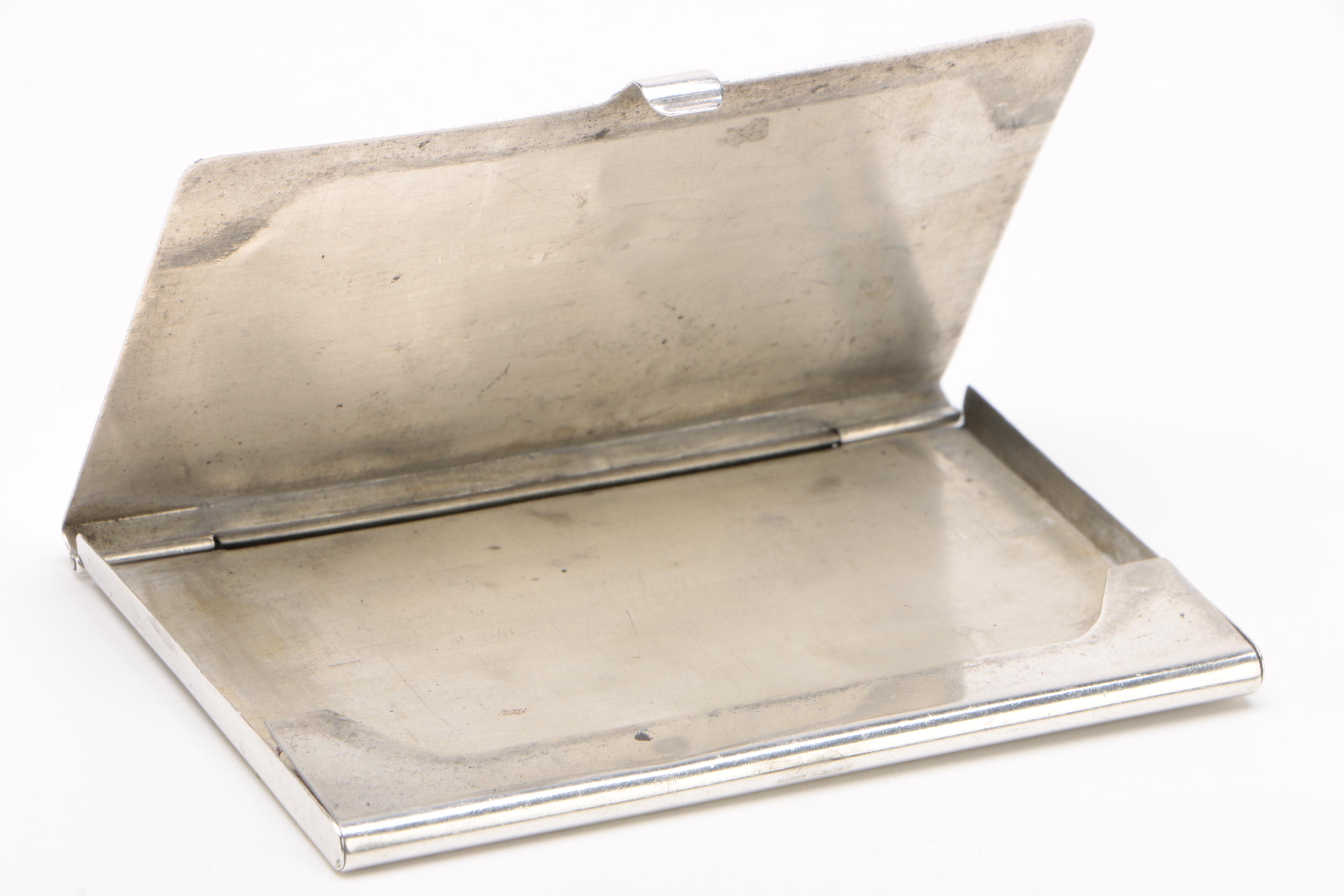 Tiffany & Co. "1837" Sterling Silver Business Card Holder, 1999 EBTH