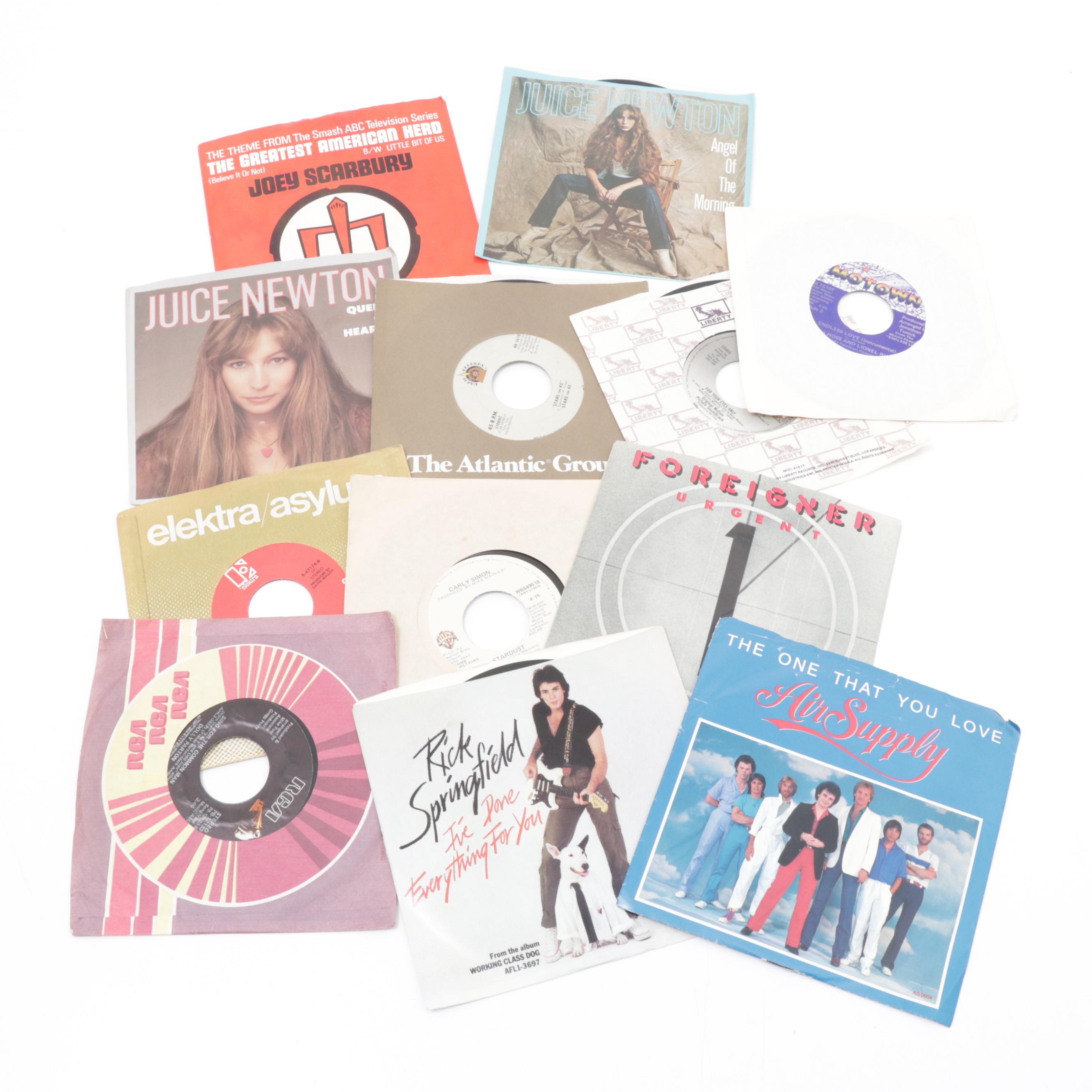 Carly Simon, Foreigner, Rick Springfield and Other 45 RPM ...