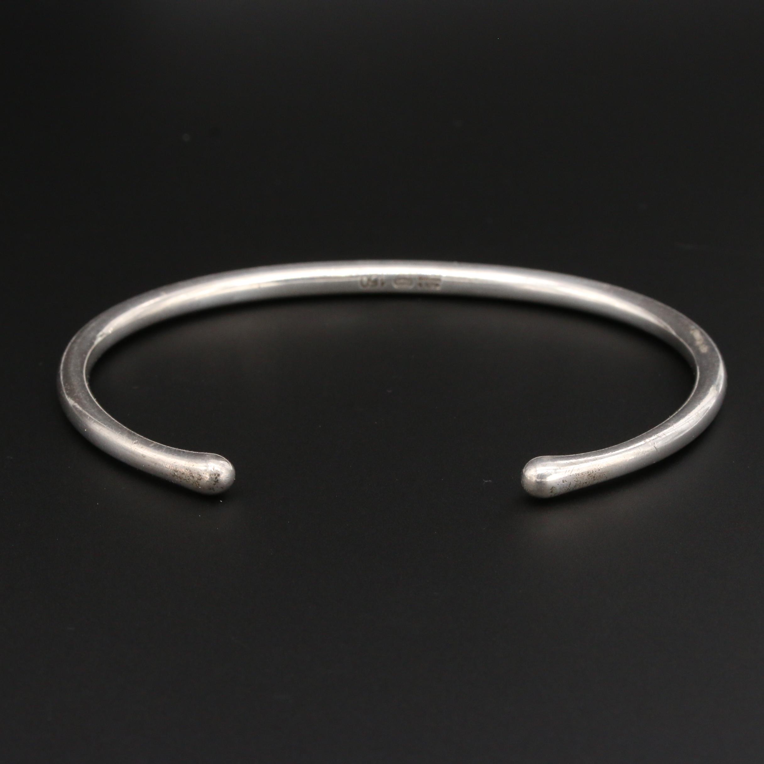 Jensen Sterling Silver Danish Modern Cuff Bracelet EBTH