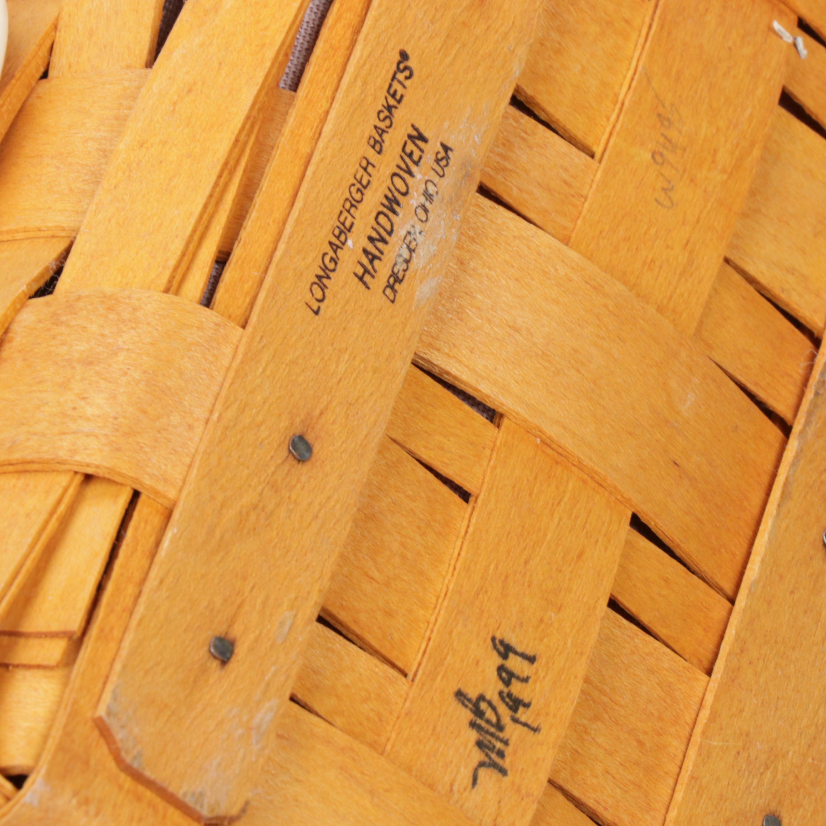 Longaberger "Century Celebration" and Other Decorative Kitchen Baskets